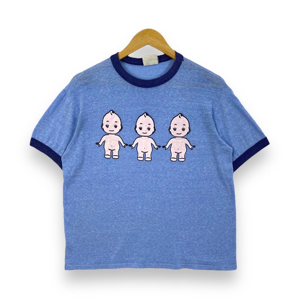 Vintage Vintage 80's ANGEL BABIES Graphic Tee Shirt Size US M / EU 48-50 / 2 - 1 Thumbnail