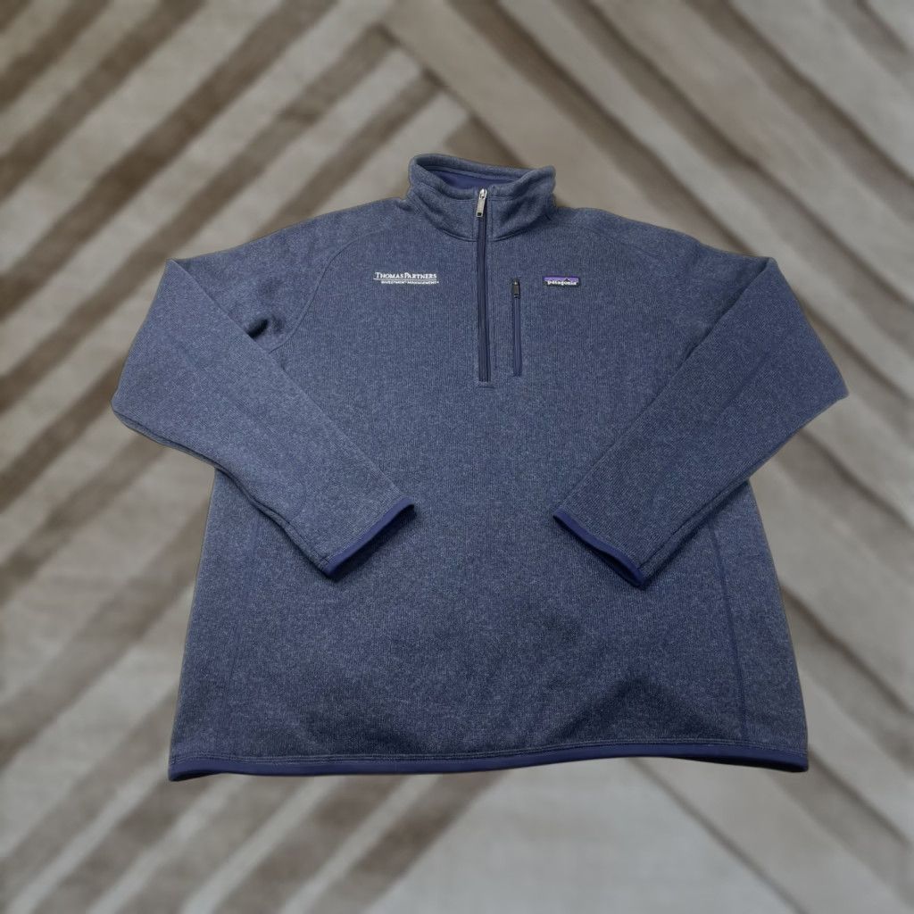Patagonia Patagonia Sweater Men L 1/4 Zip Fleece Blue Regular Pullover Mock Neck Classic Outdoor All Seasons Size US L / EU 52-54 / 3 - 1 Thumbnail