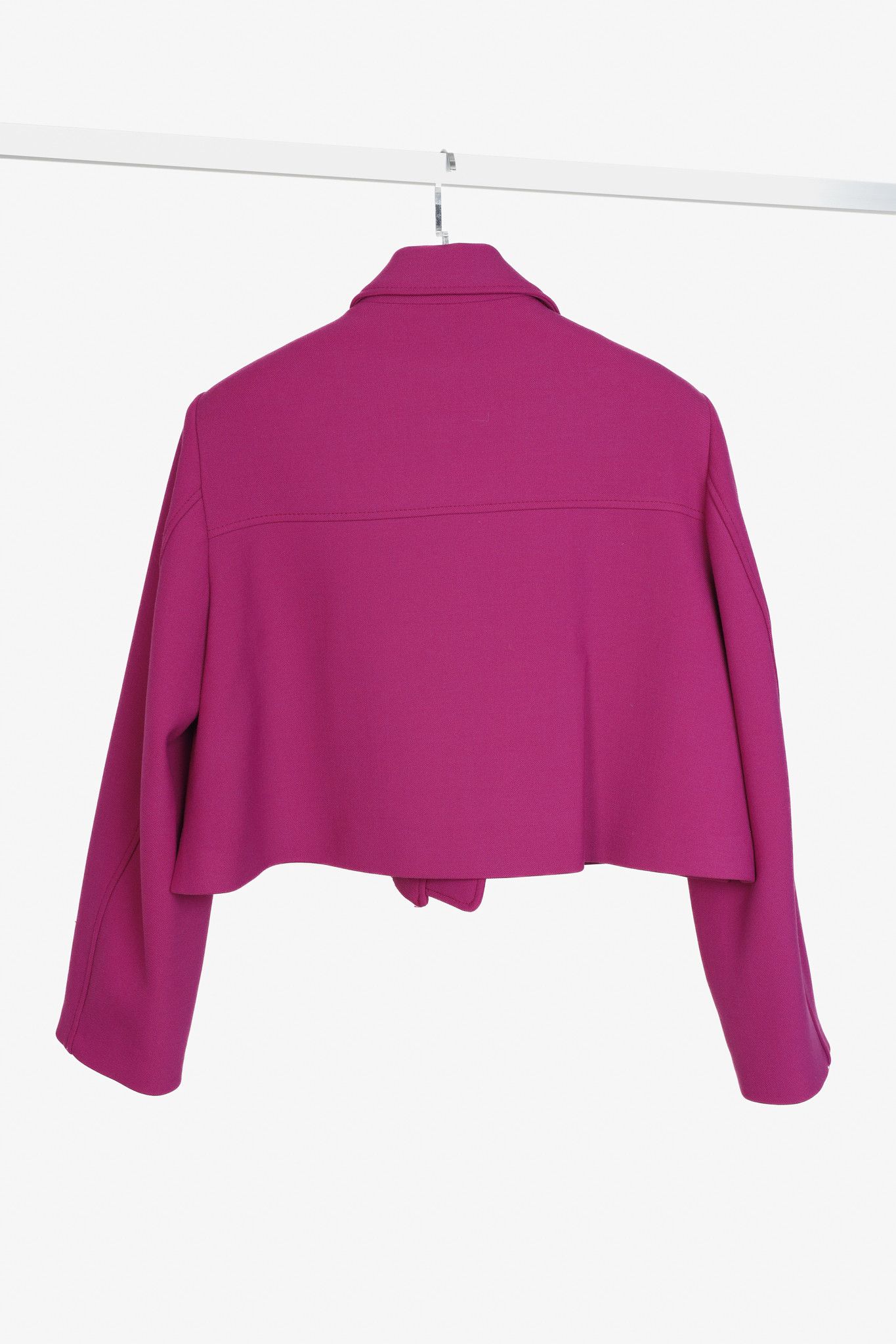 DOROTHEE SCHUMACHER Dorothee Schumacher Purple Cropped Jacket Size M / US 6-8 / IT 42-44 - 2 Thumbnail