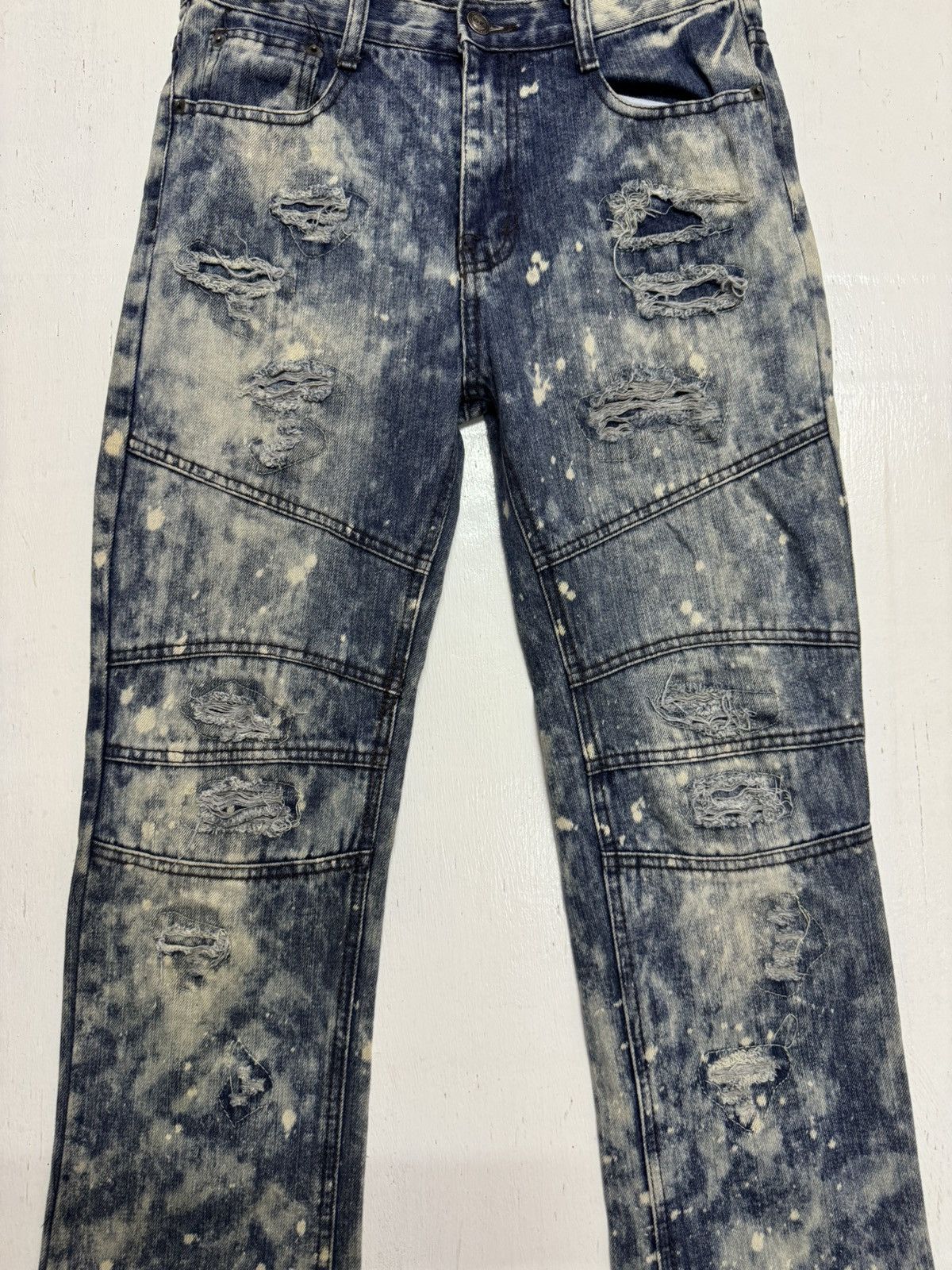 Vintage Gs denim distress Size US 31 - 1 Thumbnail