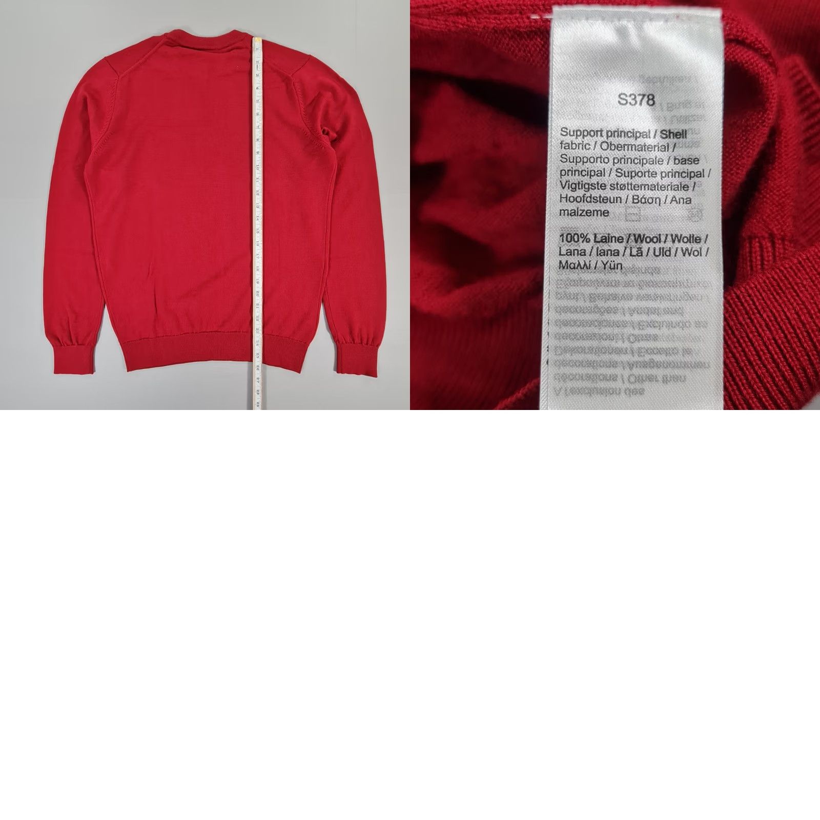 Lacoste Lacoste Jumper Knit Wool 100% Regular Fit Crew Neck Long Sleeve 小? Size US S / EU 44-46 / 1 - 8 Thumbnail