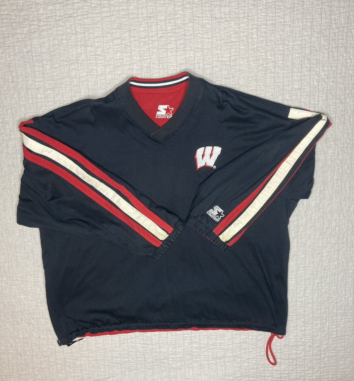 NCAA × Starter × Vintage Vintage Wisconsin Badgers Reversible Starter Jacket Size XL Size US XL / EU 56 / 4 - 4 Thumbnail