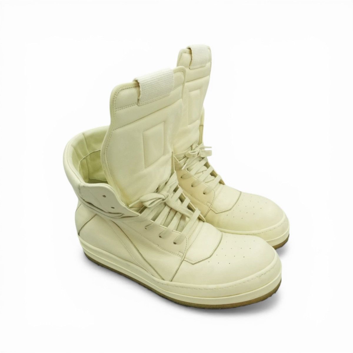 Rick Owens Rick Owens FW20 Performa White Rubber Taped Geobasket