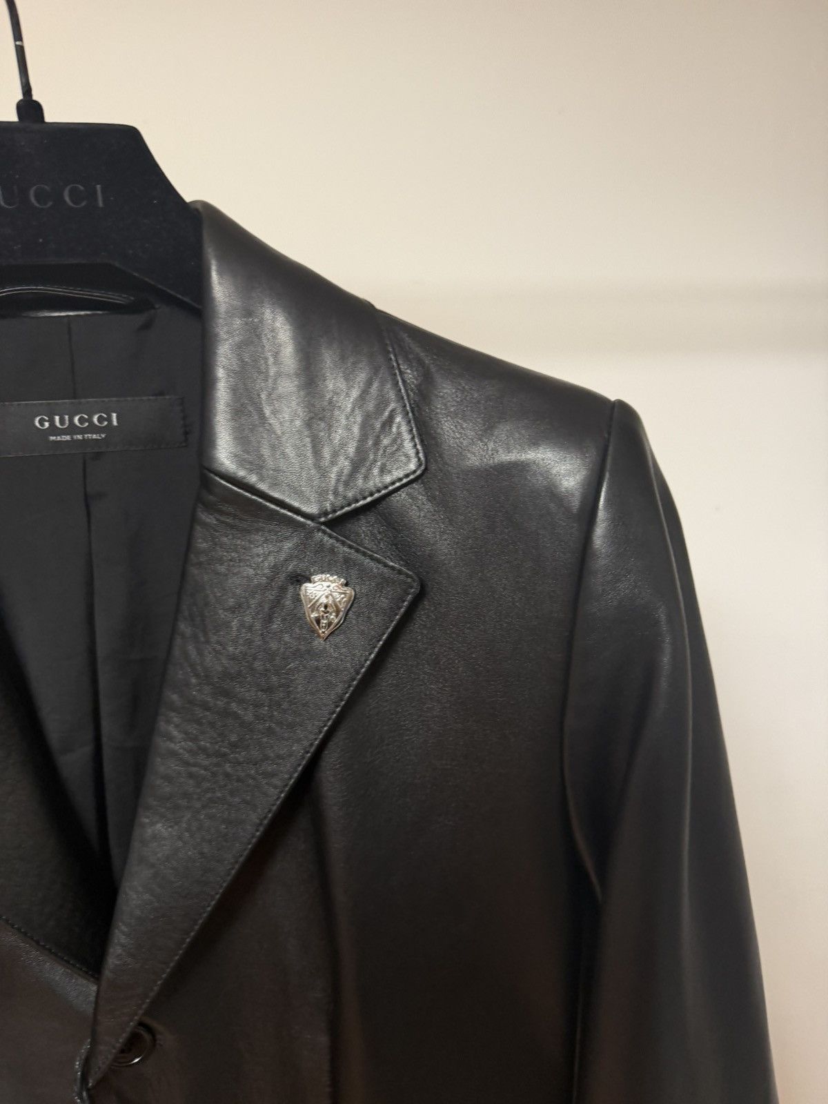 Gucci DEMNA - SS26 La Famiglia Soft Nappa Leather Coat 48 Size US M / EU 48-50 / 2 - 2 Thumbnail