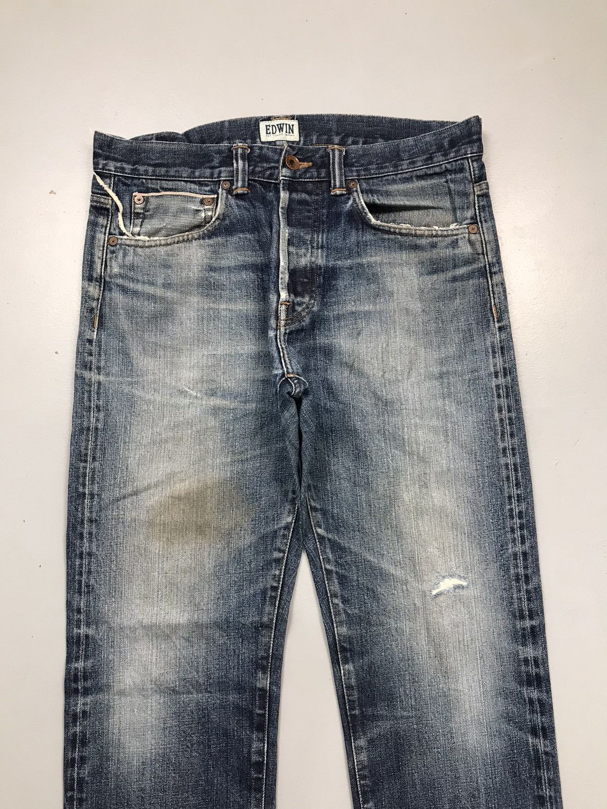 Edwin Vintage Edwin salvage denim Size US 34 / EU 50 - 6 Thumbnail