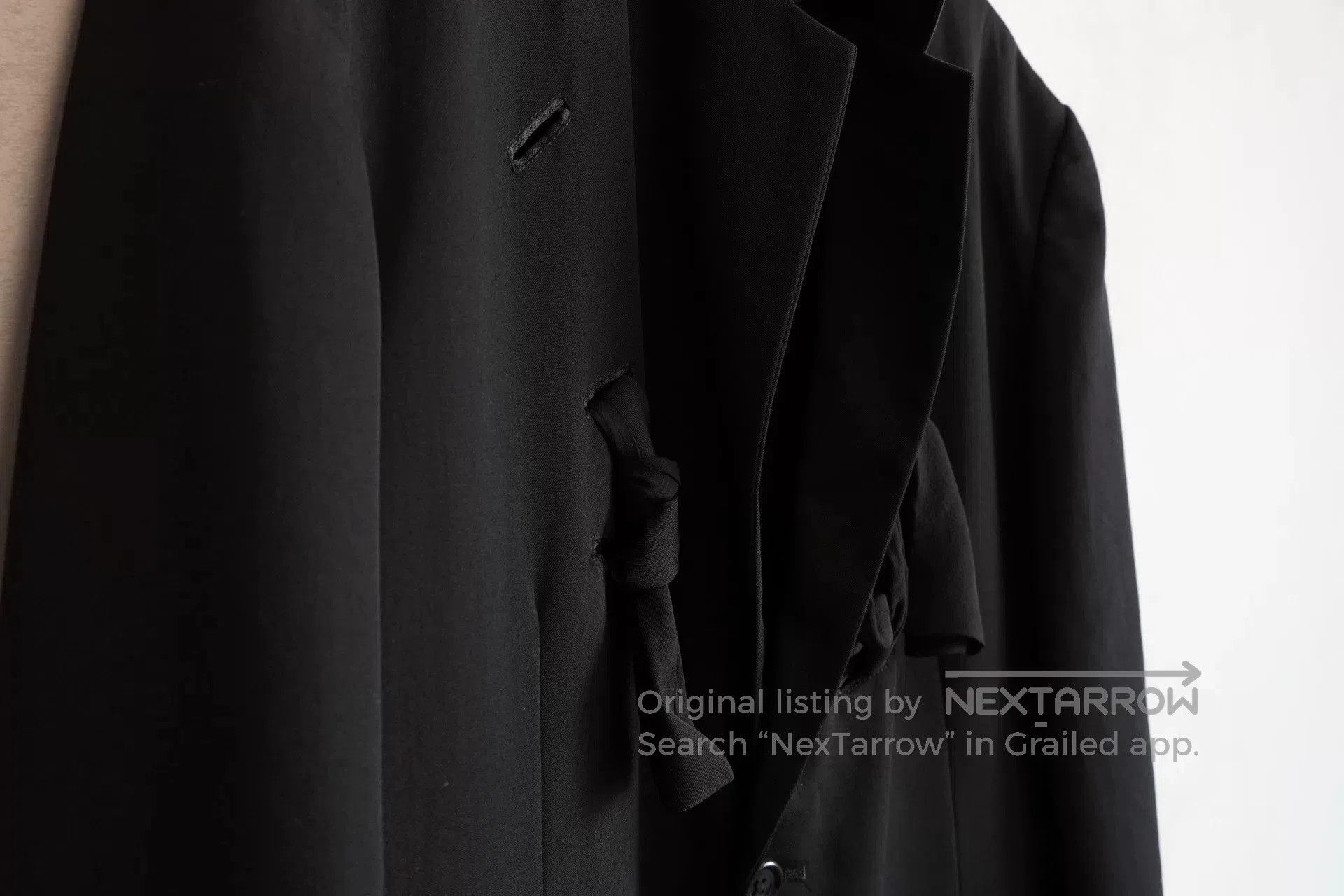 Yohji Yamamoto black baroque style hollow jacket. Size S / US 4 / IT 40 - 6 Thumbnail
