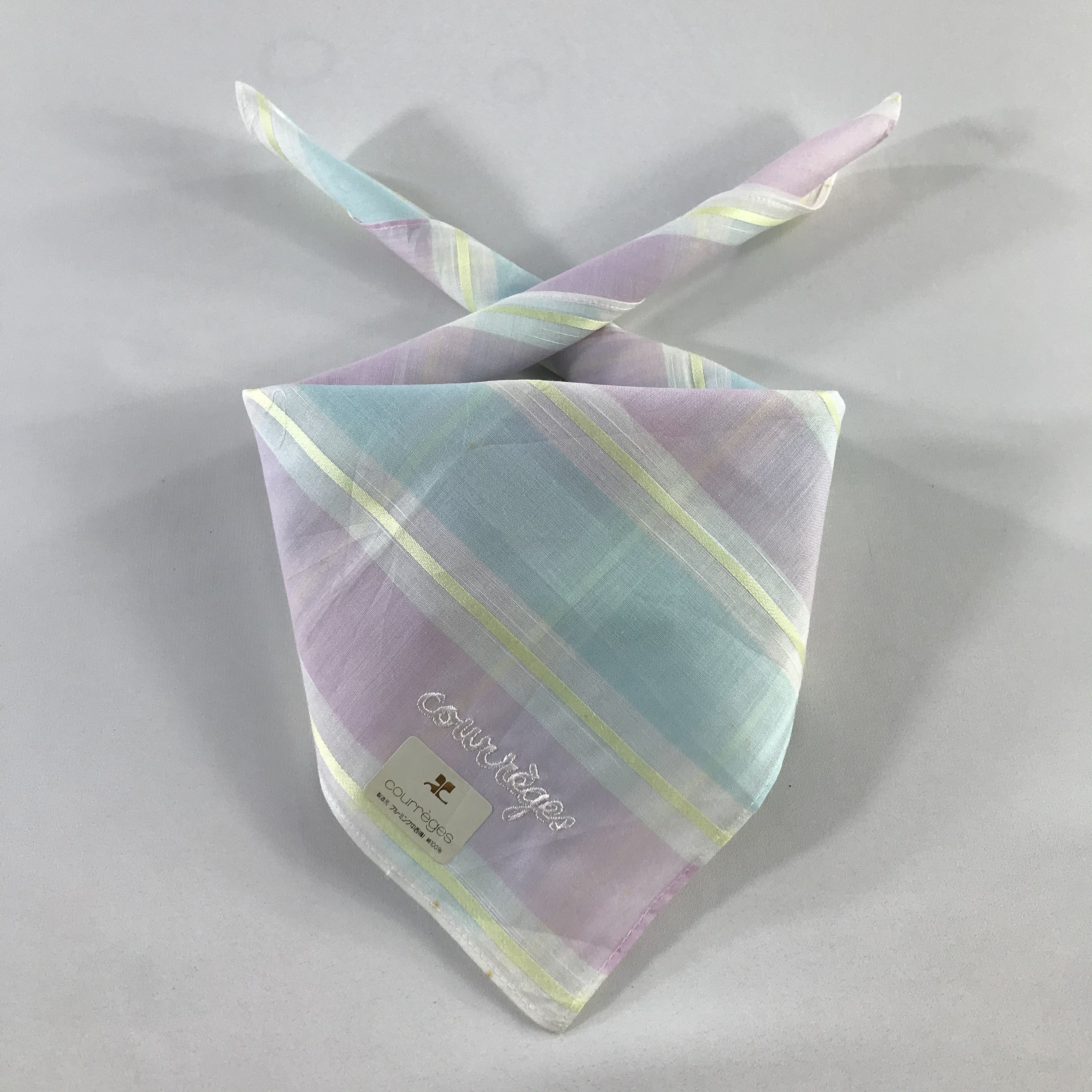 Courreges × Vintage Courreges Bandana / Handkerchief / Neckerchief - S799 Size ONE SIZE - 3 Thumbnail