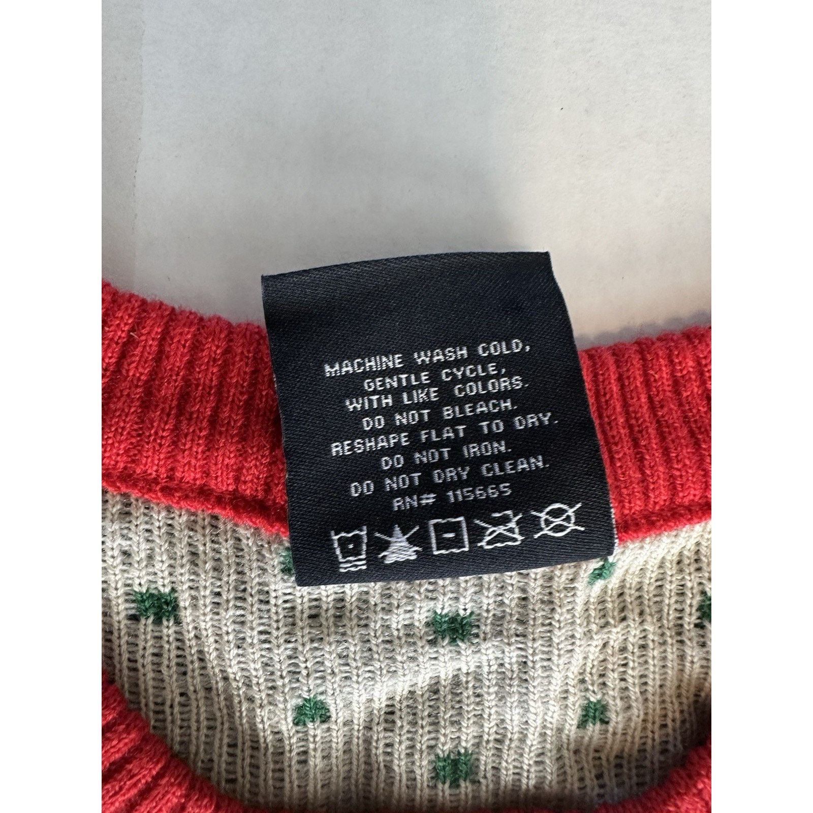 Other ELF Movie-Raised by Elves-Ugly Christmas Sweater Med Green Size US M / EU 48-50 / 2 - 3 Thumbnail
