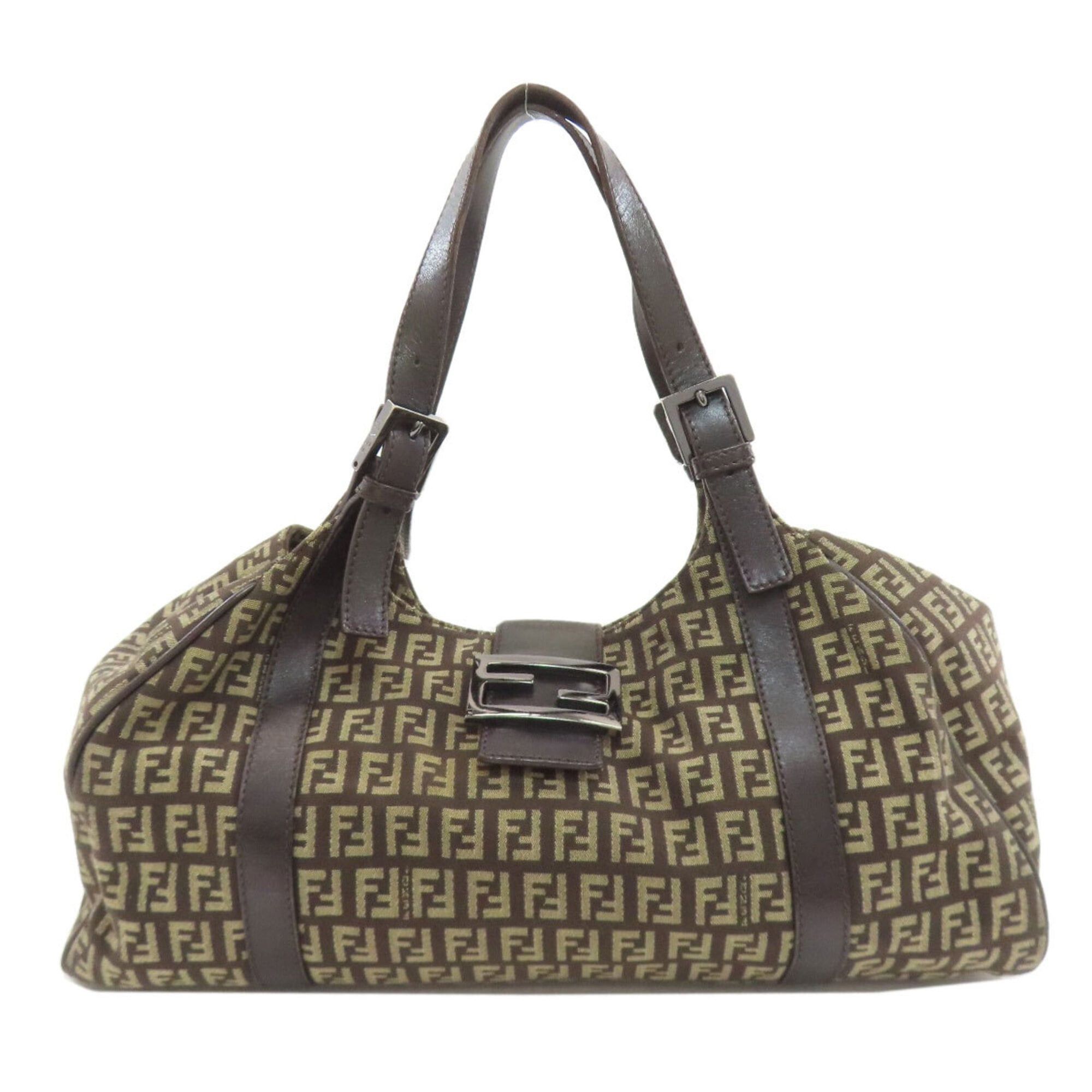 Fendi Fendi Zucchino Tote Bag Canvas Women's FENDI Size ONE SIZE - 1 Thumbnail