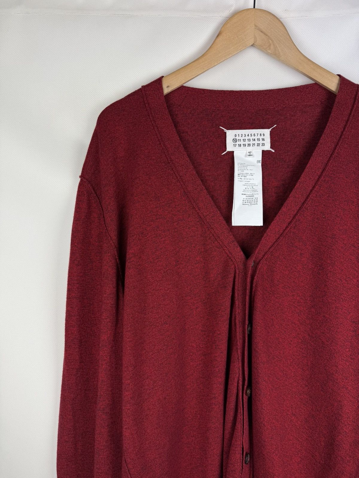 Maison Margiela Maison Margiela Button Front Elbow Patches Cardigan Sweater Size US XL / EU 56 / 4 - 4 Thumbnail