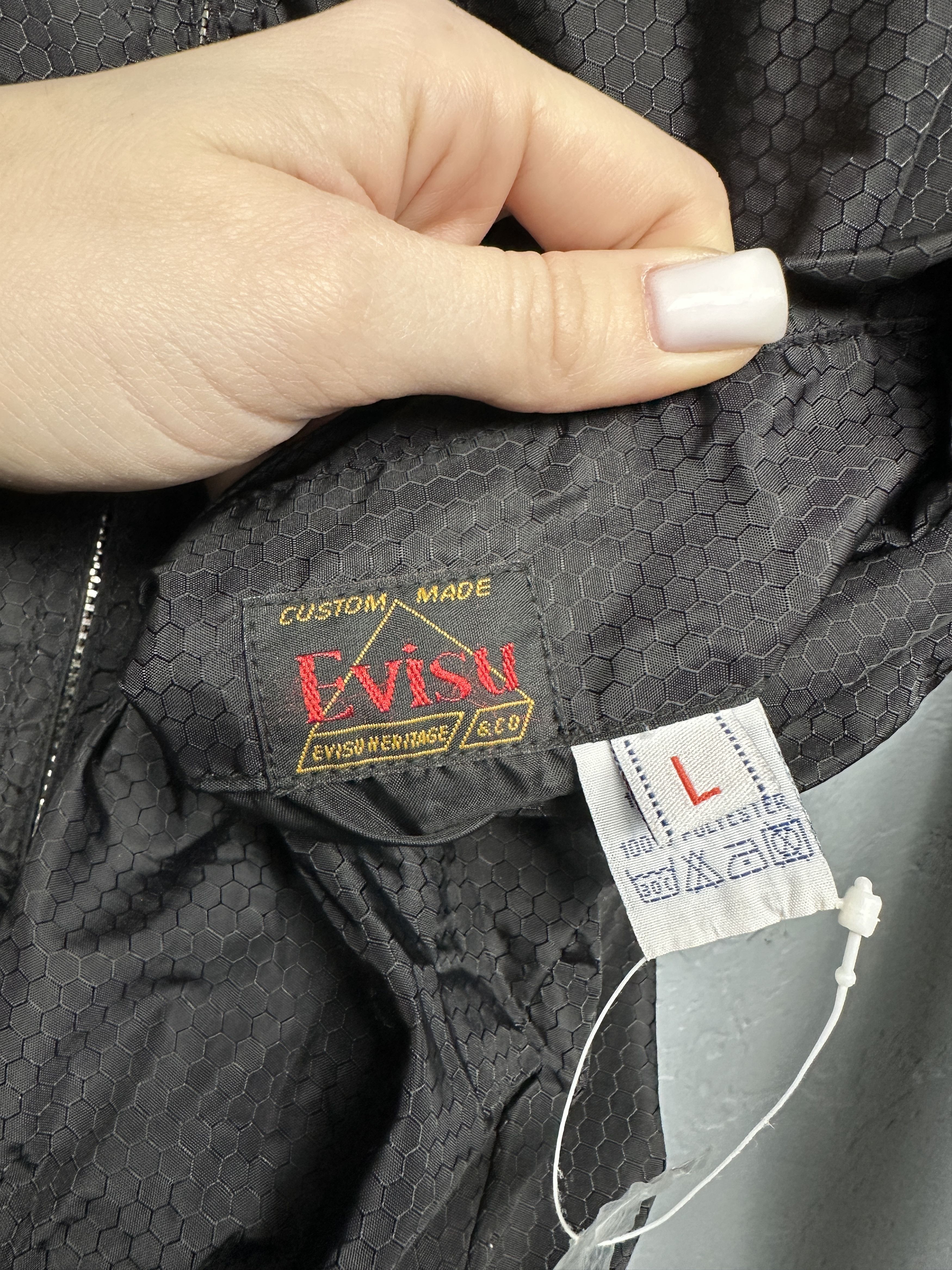 Evisu Evisu Vintage Mens Embroidery Logo Nylon Jacket Size US L / EU 52-54 / 3 - 6 Thumbnail