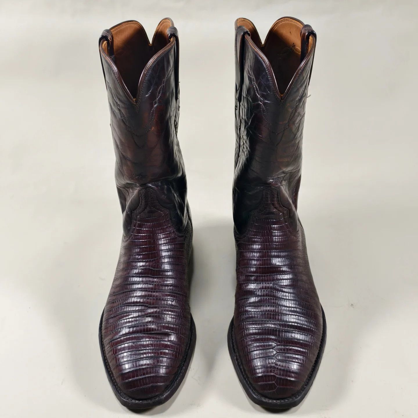 Lucchese Lucchese Kip Lizard Boots (Brown) Size US 8 / EU 41 - 2 Thumbnail