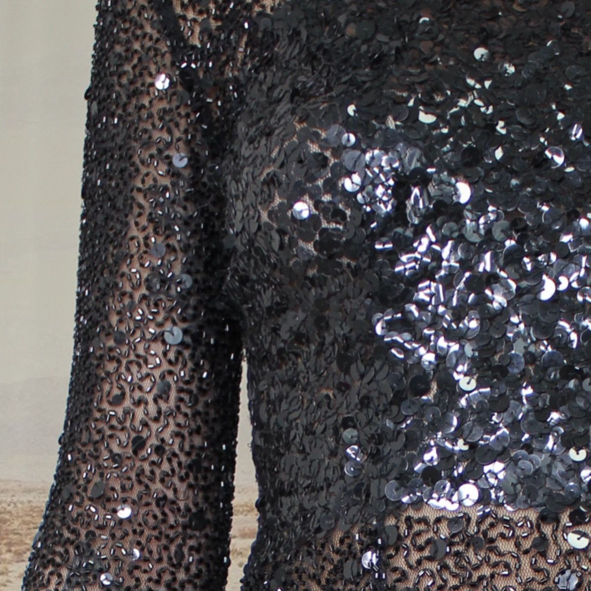 Other ✨SEQUIN BLACK TOP✨ Size M / US 6-8 / IT 42-44 - 4 Thumbnail