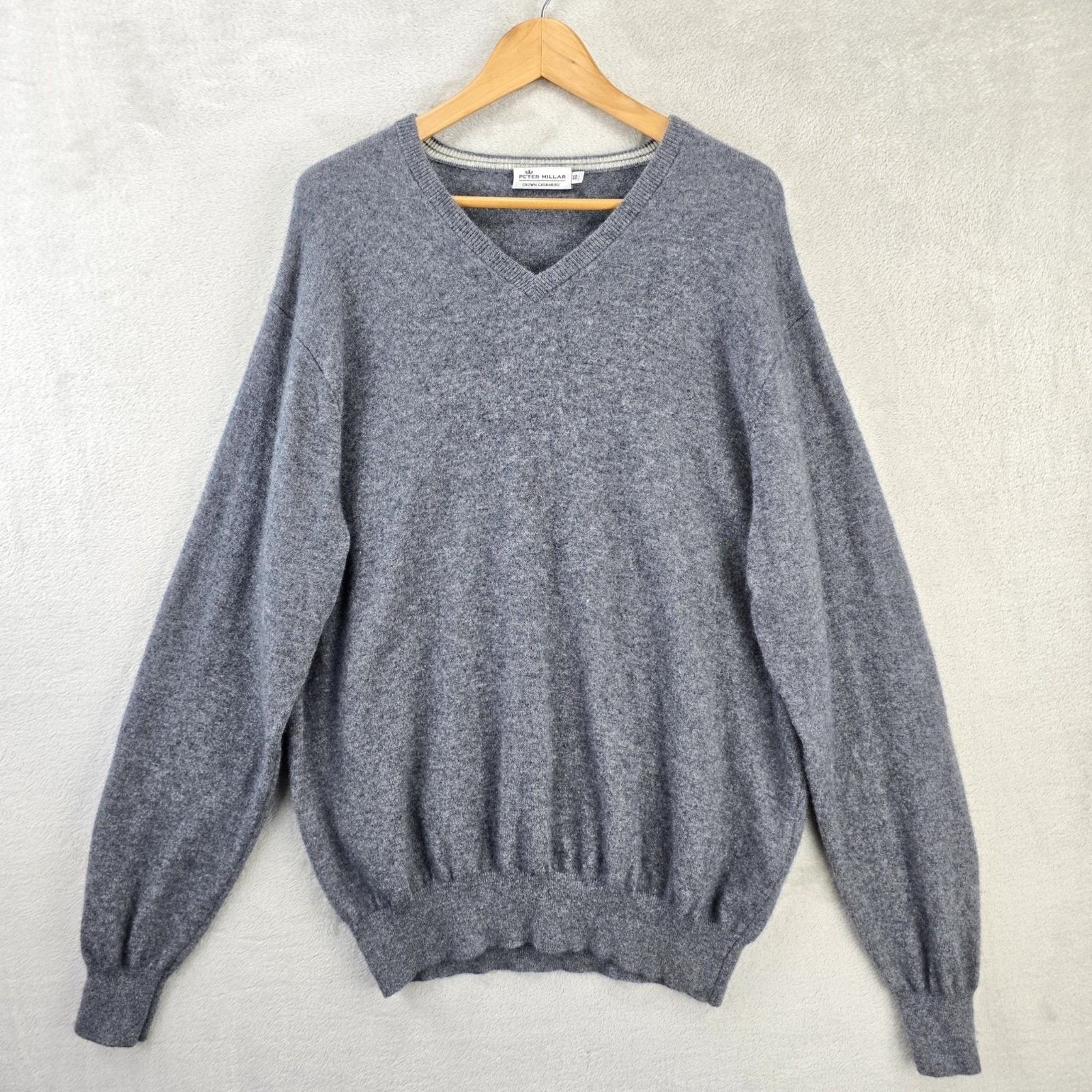 Peter Millar Peter Millar Crown Cashmere Sweater 2XL V Neck Golf Heritage Size US XXL / EU 58 / 5 - 1 Thumbnail
