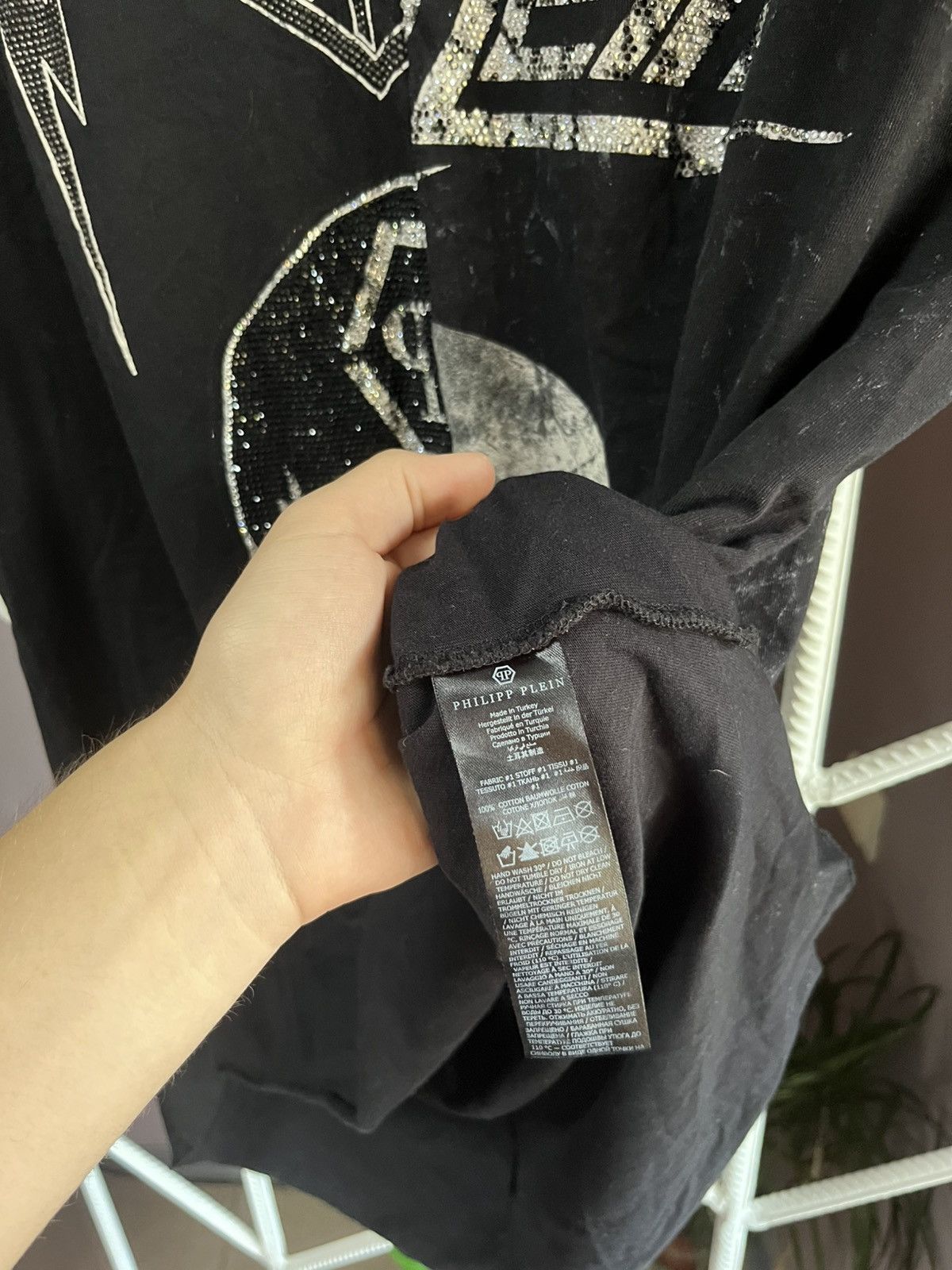 Designer × Philipp Plein RARE Philipp Plein Avant Garde Y2K Tee Size US XL / EU 56 / 4 - 9 Thumbnail