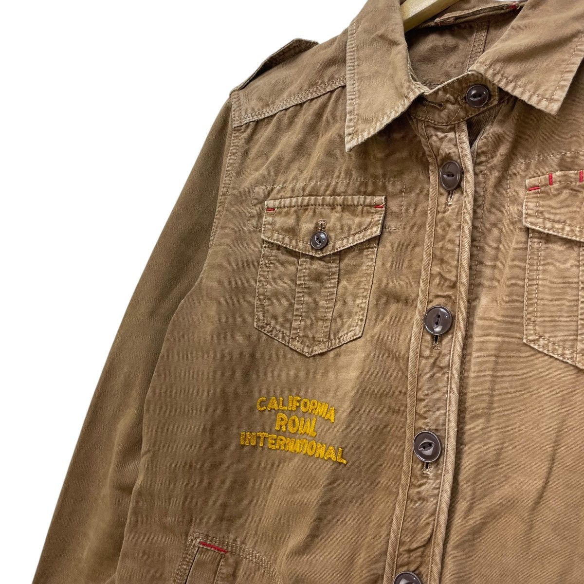 Japanese Brand × Vintage Roial Eyes Button Military Jacket Size S / US 4 / IT 40 - 3 Thumbnail