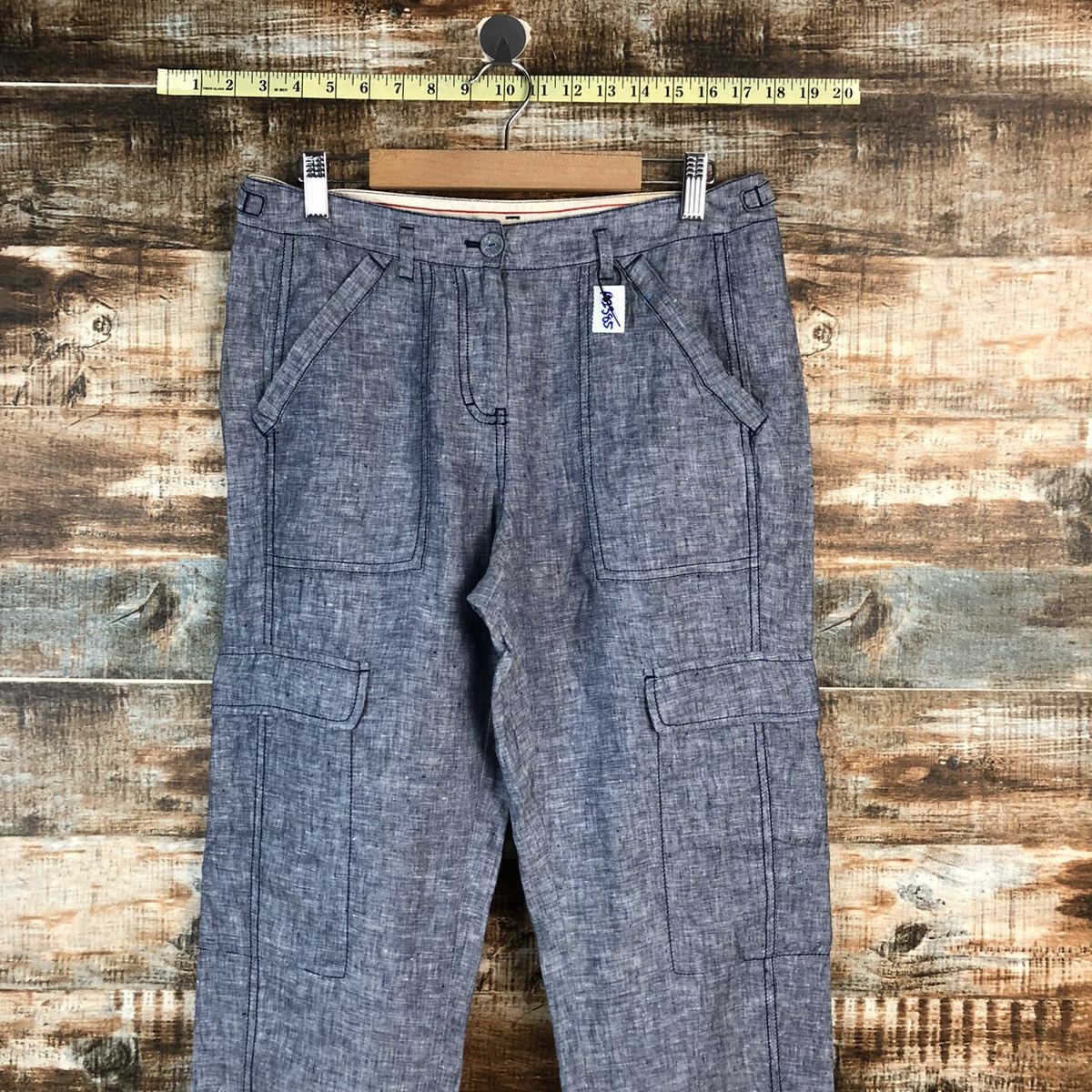 Japanese Brand Pure DKNY Blue Casual Pants #A2385 Size 28" / US 6 / IT 42 - 2 Thumbnail