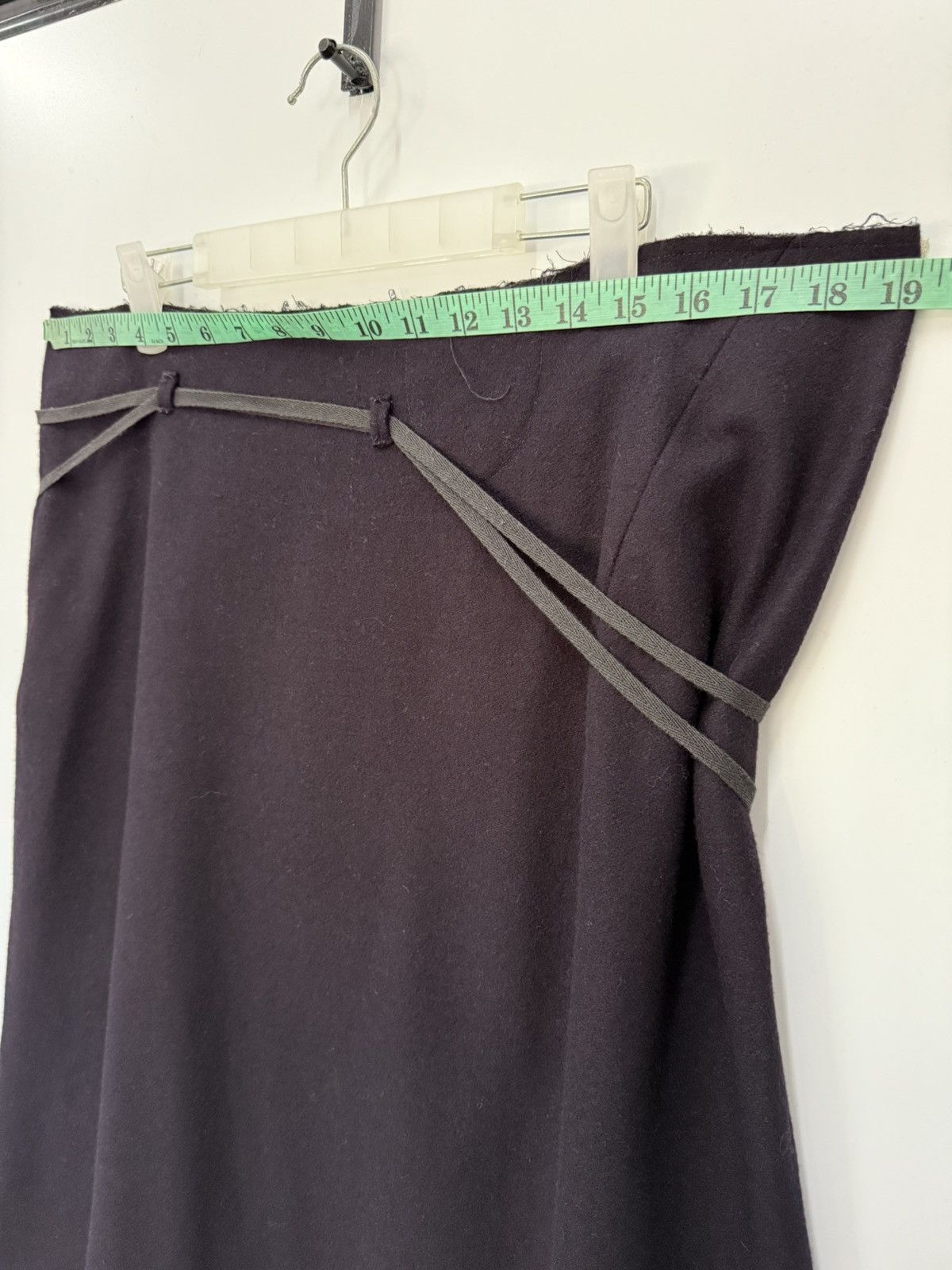 Vintage 🔥 Vintage 90's Par Hannoh Germany Asymetrical Midi Skirt Size 38" / US 16 / IT 52 - 7 Thumbnail