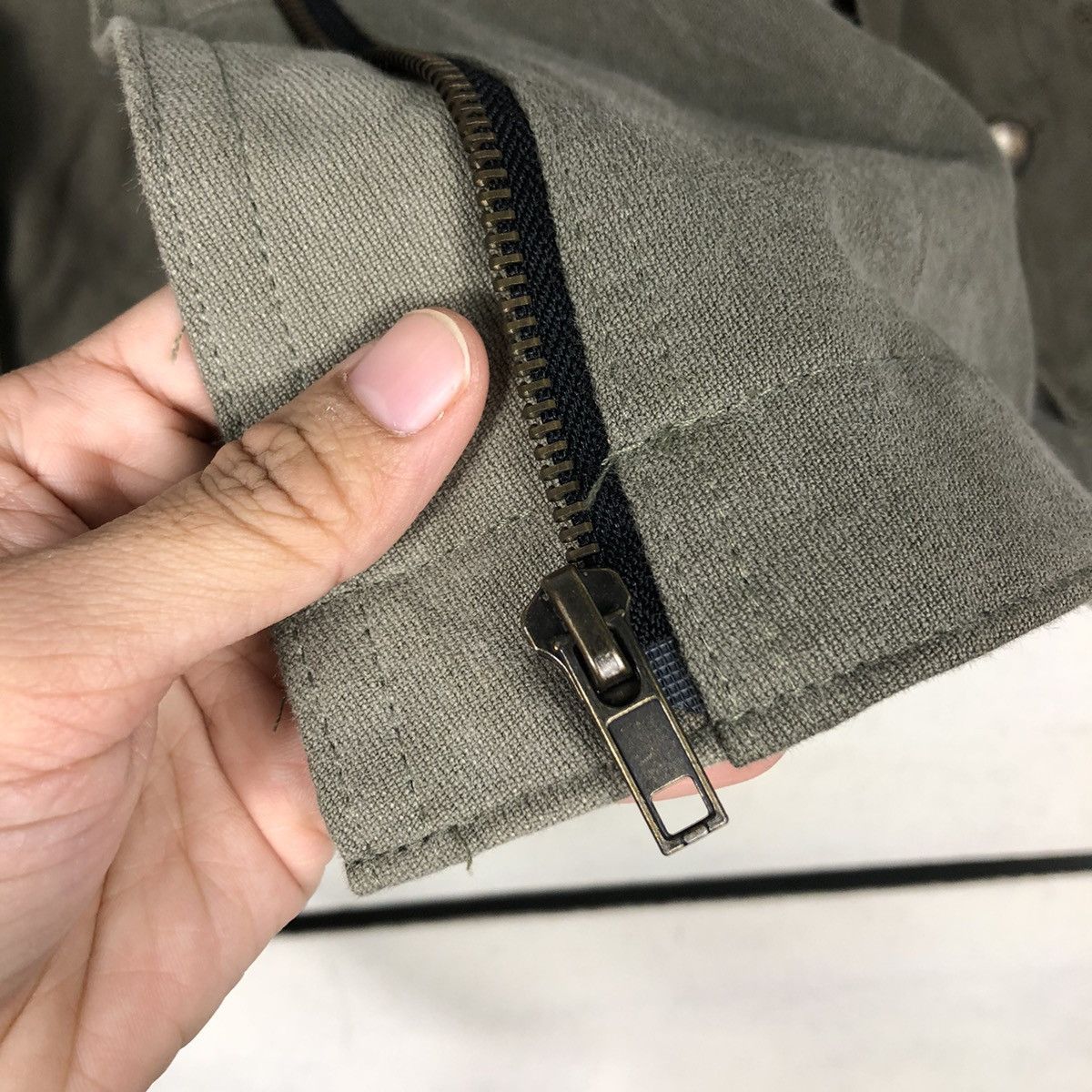 Japanese Brand × Vintage 📌Vtg Cropped Biker Jacket Sample Issey Miyake Doublr Breast Size US M / EU 48-50 / 2 - 17 Thumbnail