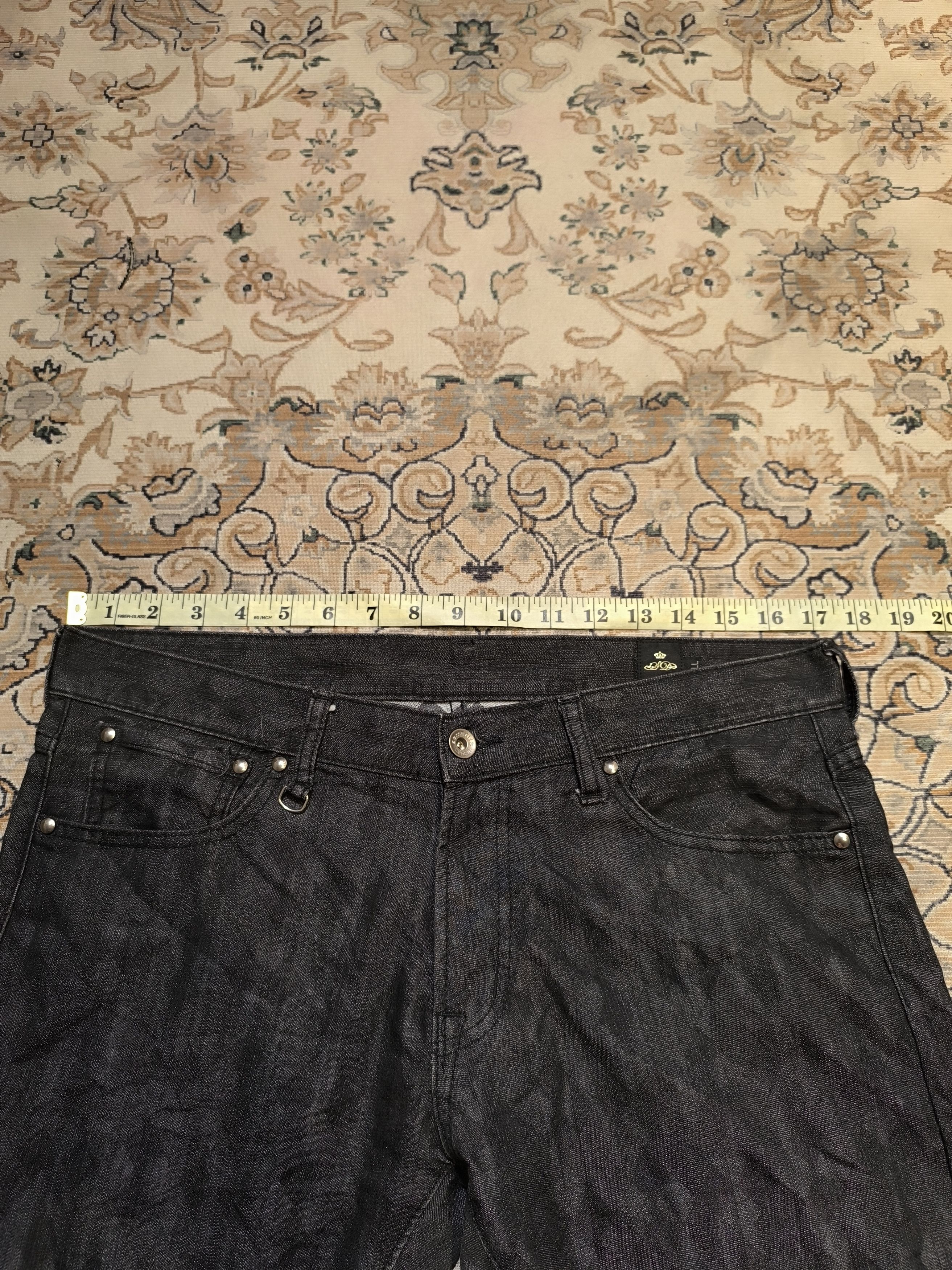 semanticdesign RARE SEMANTIC DESIGN DIAMOND PATTERN JEANS Size US 34 / EU 50 - 8 Thumbnail