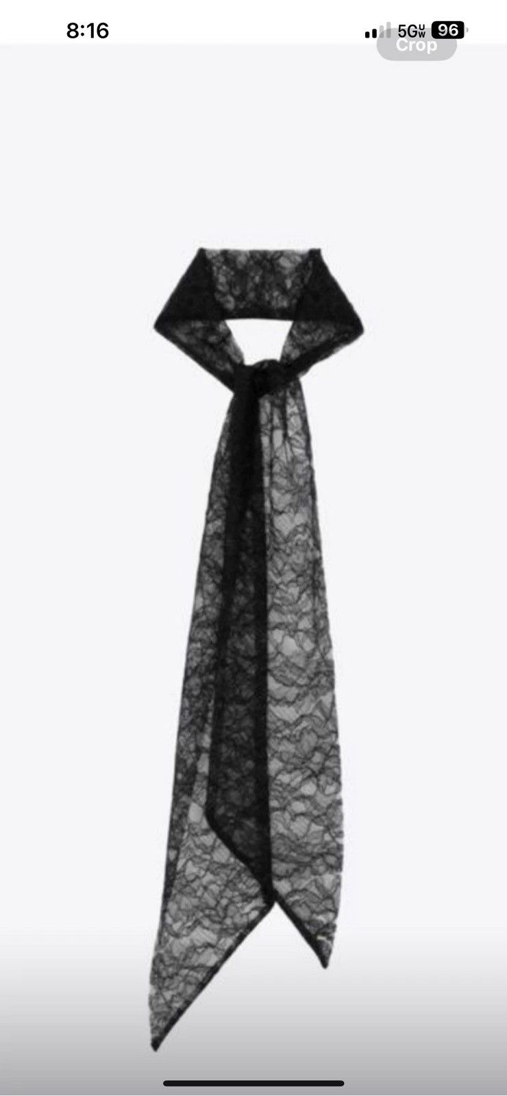 Saint Laurent Paris Saint Laurent tie. Size ONE SIZE - 1 Thumbnail