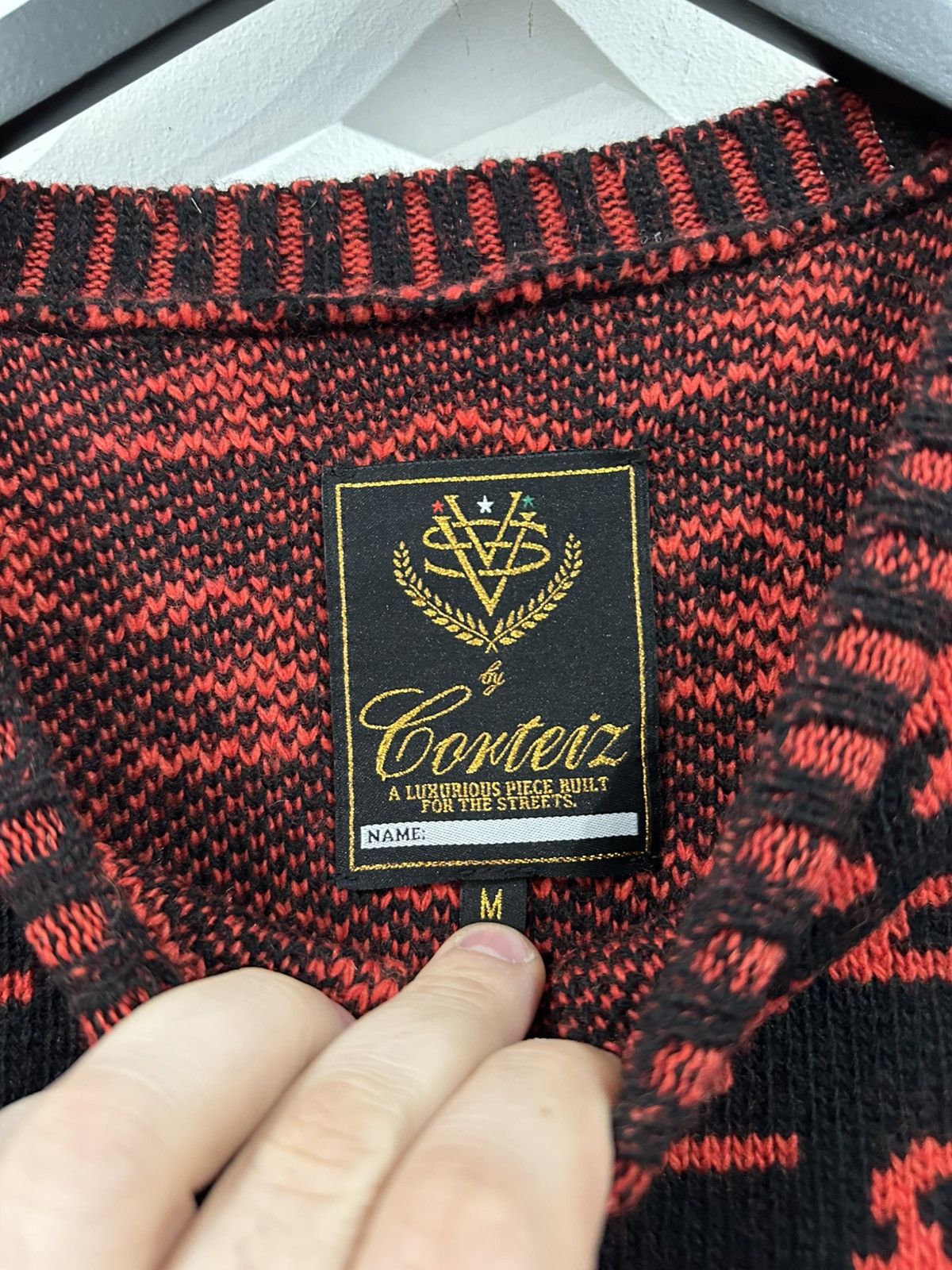 Corteiz Corteiz GBP Jacquard Knit Sweater Size M CRTZ Logo Crewneck Size US M / EU 48-50 / 2 - 2 Thumbnail