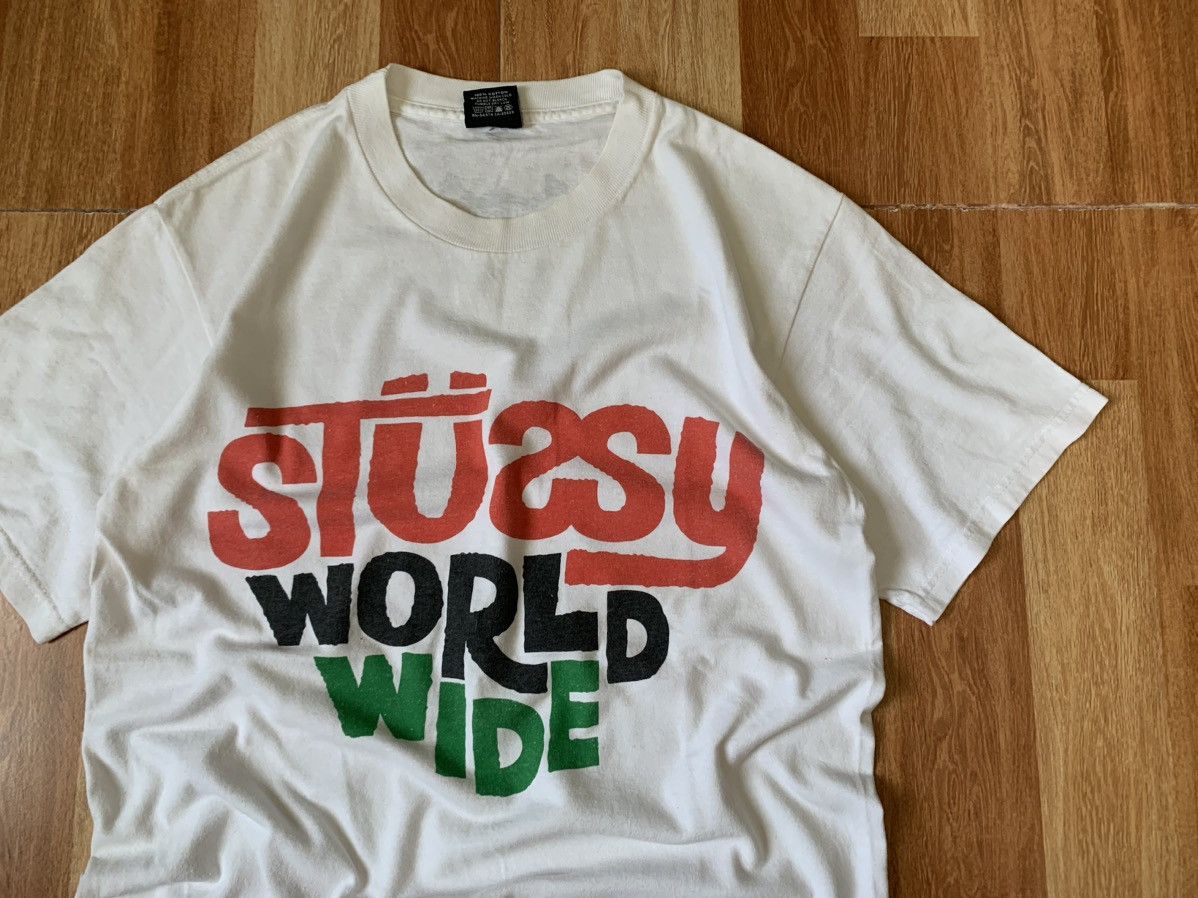 Stussy Stussy World Wide Tee | Grailed