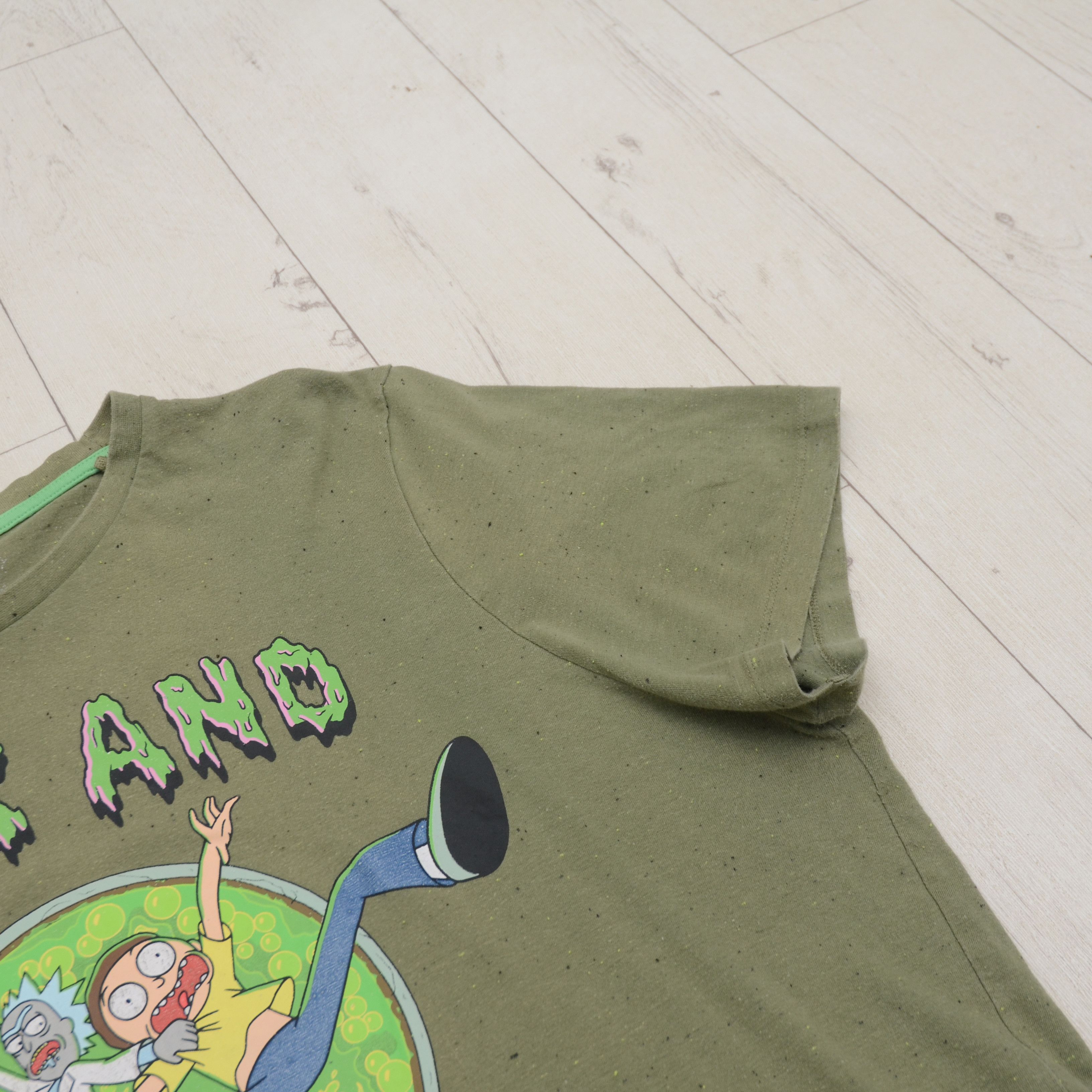 Cartoon Network Rick and Morty Men's T-Shirt Graphic Tee Cartoon Fan Merch Size US XL / EU 56 / 4 - 8 Thumbnail
