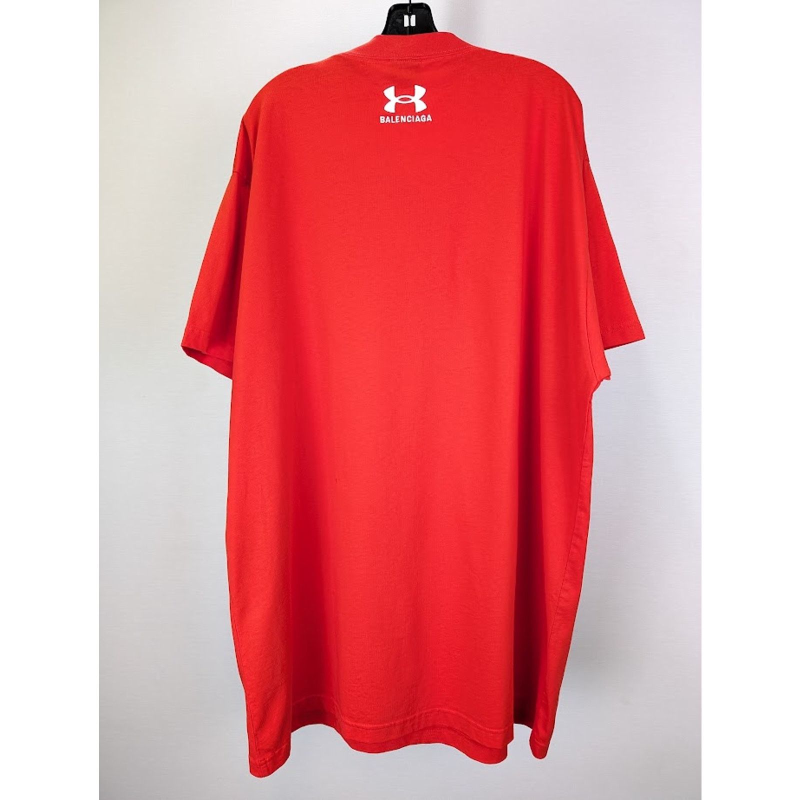 Balenciaga × Under Armour o1rshd1 T-Shirt Vintage Jersey in Red/White Size US XXL / EU 58 / 5 - 8 Thumbnail