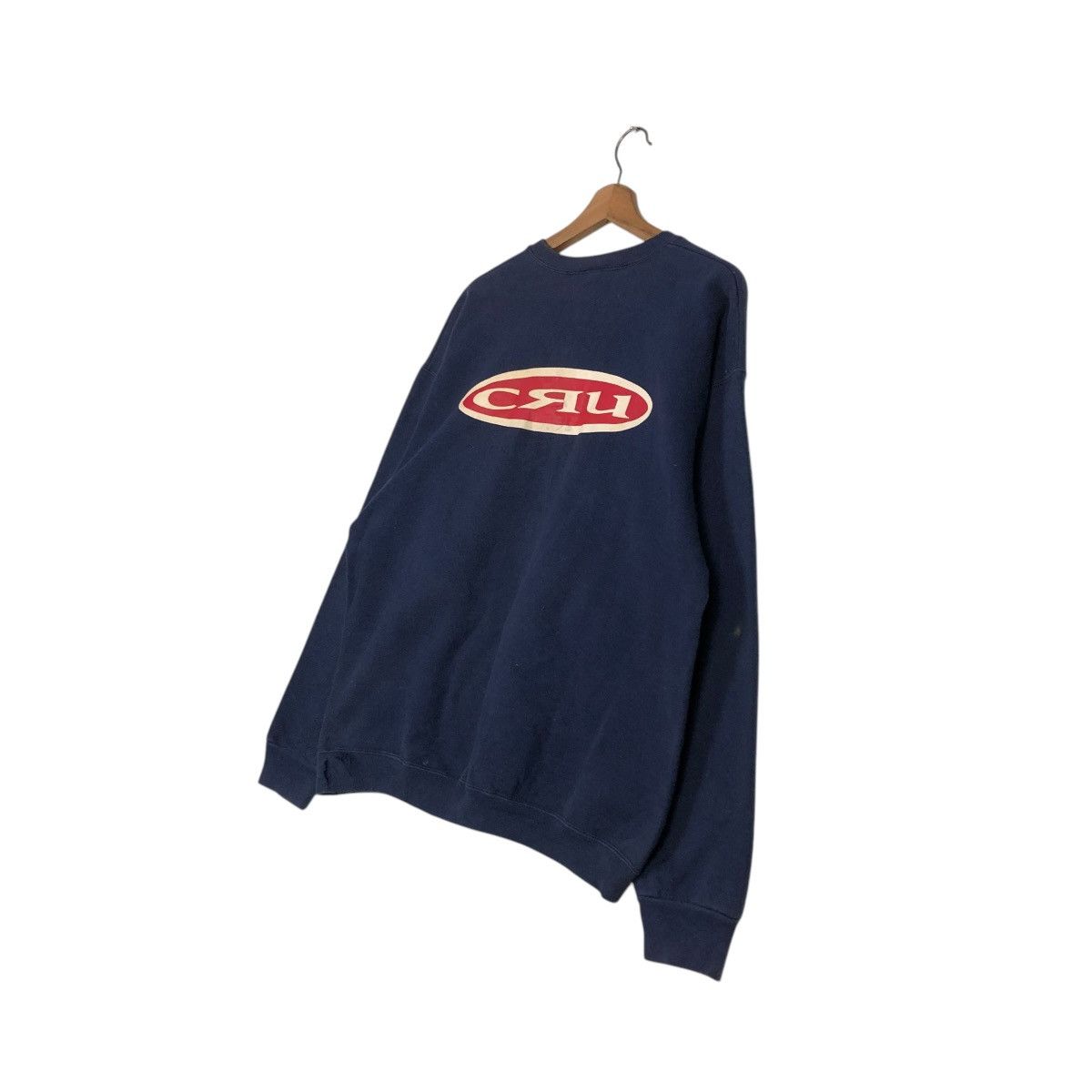 Japanese Brand 🔥VINTAGE SWEATSHIRT CRU MADE IN USA CENTRE LOGO Size US L / EU 52-54 / 3 - 12 Thumbnail