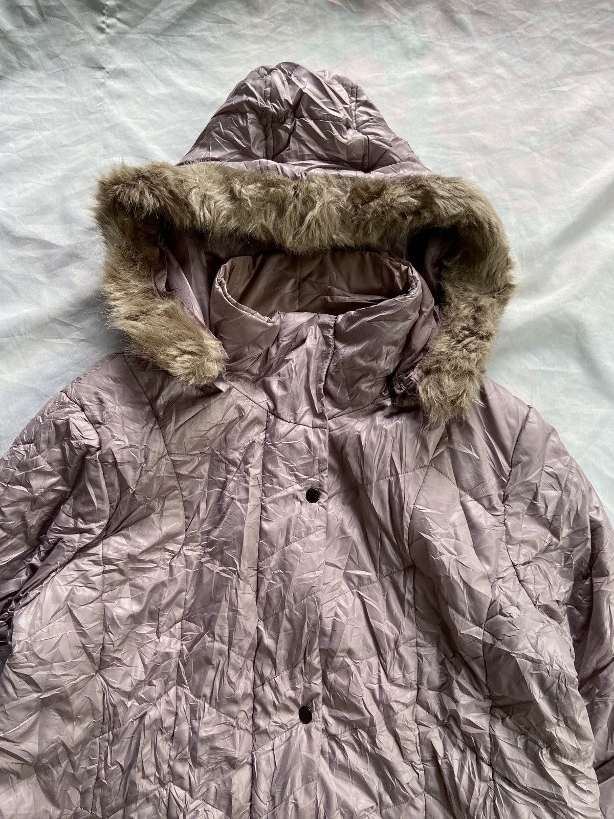 If Six Was Nine JAPANESE FAUX FUR PARKA JACKET Size US XL / EU 56 / 4 - 4 Thumbnail