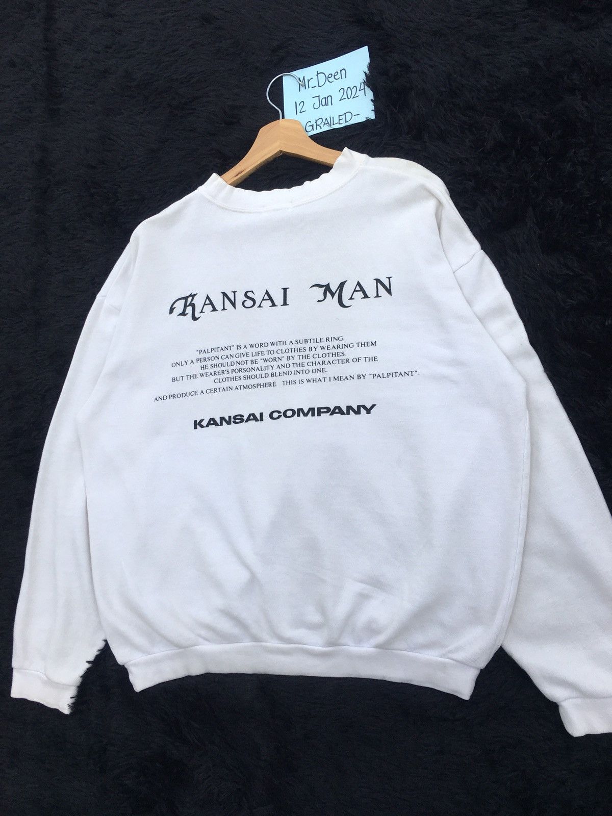 Kansai Yamamoto Rare Vintage Kansai Man Spellout Sweater Size US M / EU 48-50 / 2 - 4 Thumbnail