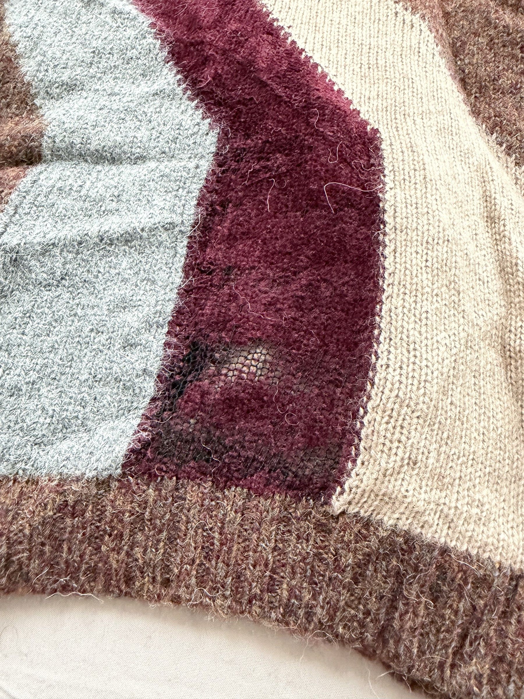 Emporio Armani Emporio Armani Alpaca Color Block Sweater XXL AS-IS Size US XXL / EU 58 / 5 - 4 Thumbnail