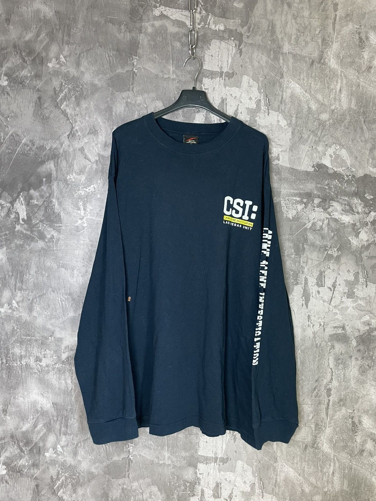 Vintage Vintage Y2K CSI Las Vegas TV Promo Long sleeve T Shirt Size US XL / EU 56 / 4 - 8 Thumbnail