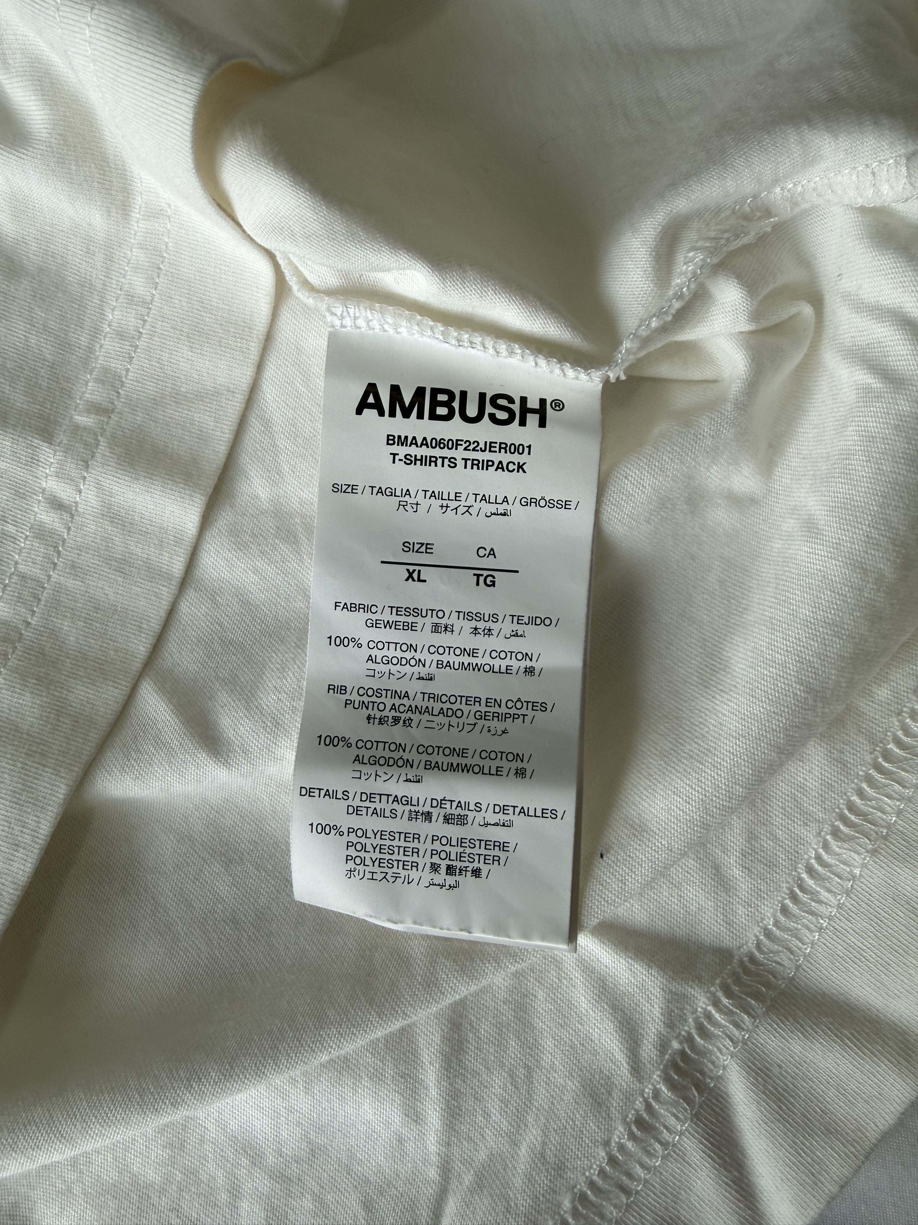 Ambush Design Ambush Basic T-Shirt Size US XL / EU 56 / 4 - 4 Thumbnail