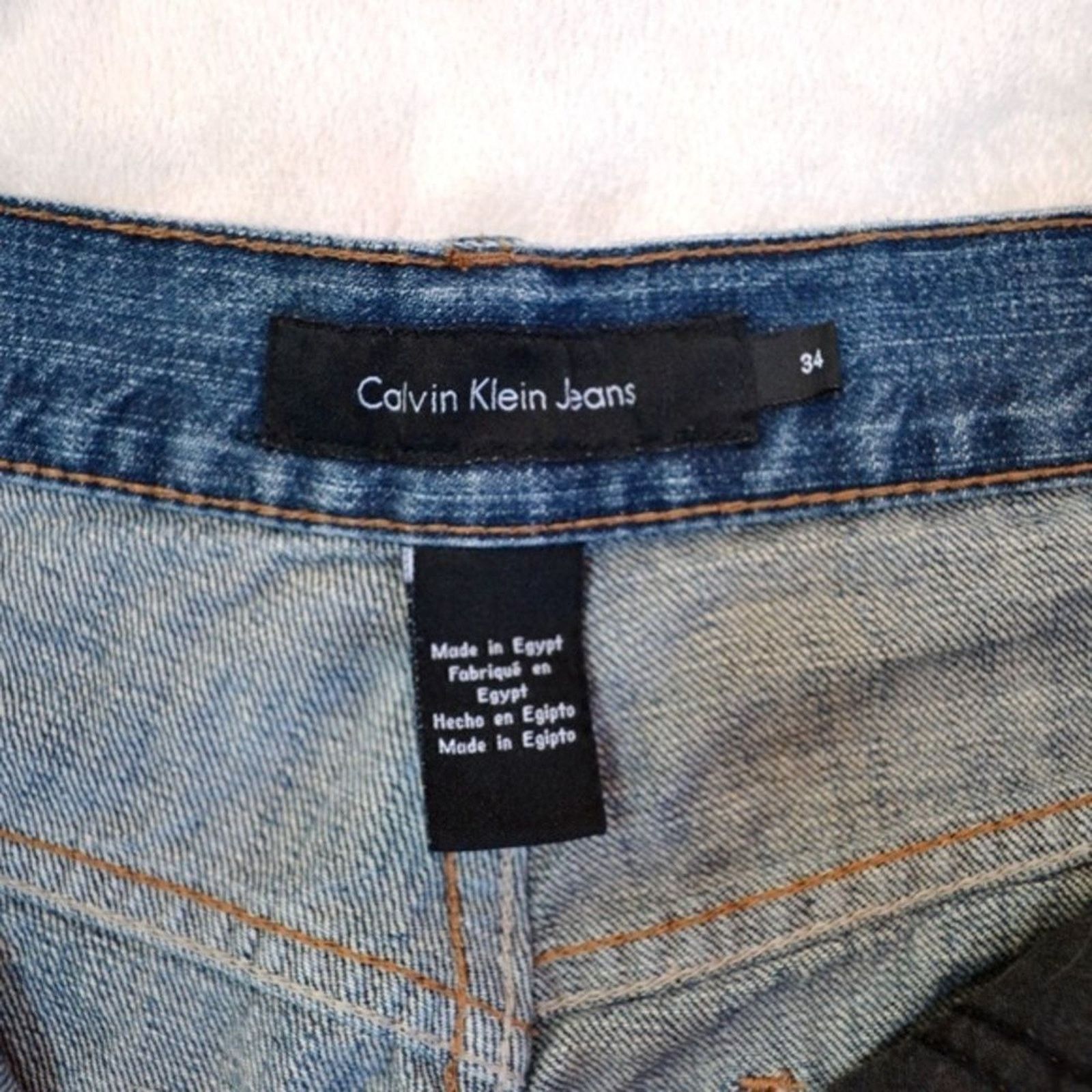 Calvin Klein Calvin Klein medium blue denim jeans | Sz 34 x 30 Size US 34 / EU 50 - 3 Thumbnail