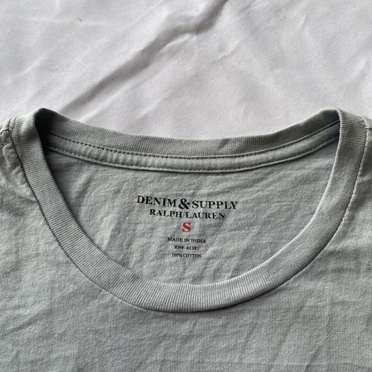 Ralph Lauren × Vintage Ralph Lauren Denim & Supply USA American Flag Tees Size US S / EU 44-46 / 1 - 5 Thumbnail