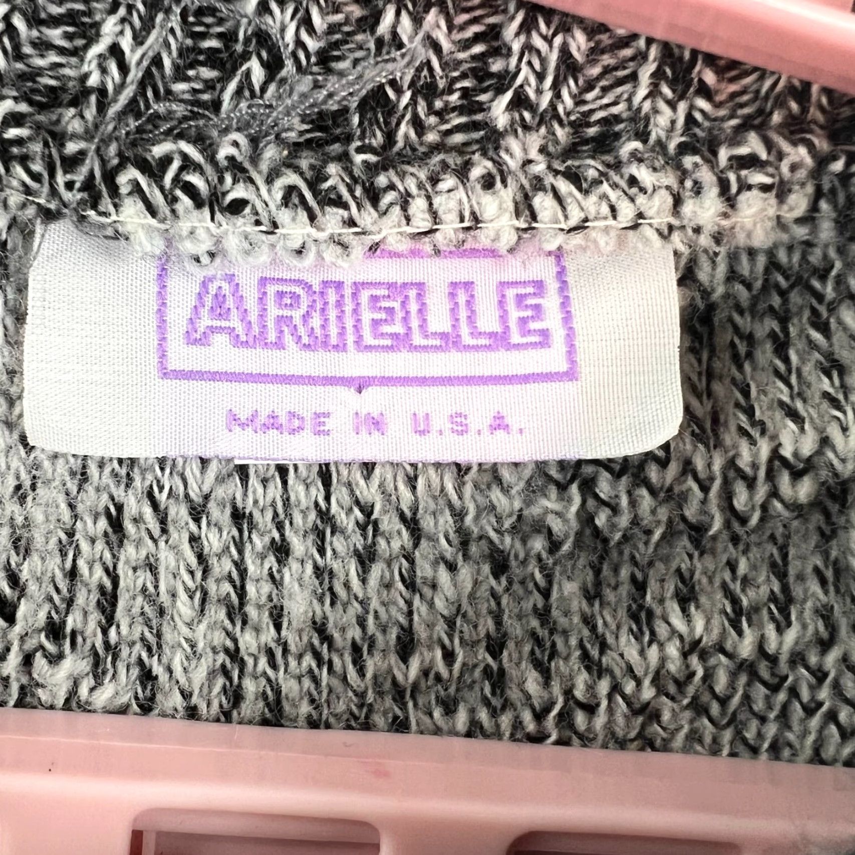 Vintage Arielle Vintage Slouchy Geometric Sweater Womens L Gray Desert Camo USA Made Size L / US 10 / IT 46 - 6 Thumbnail