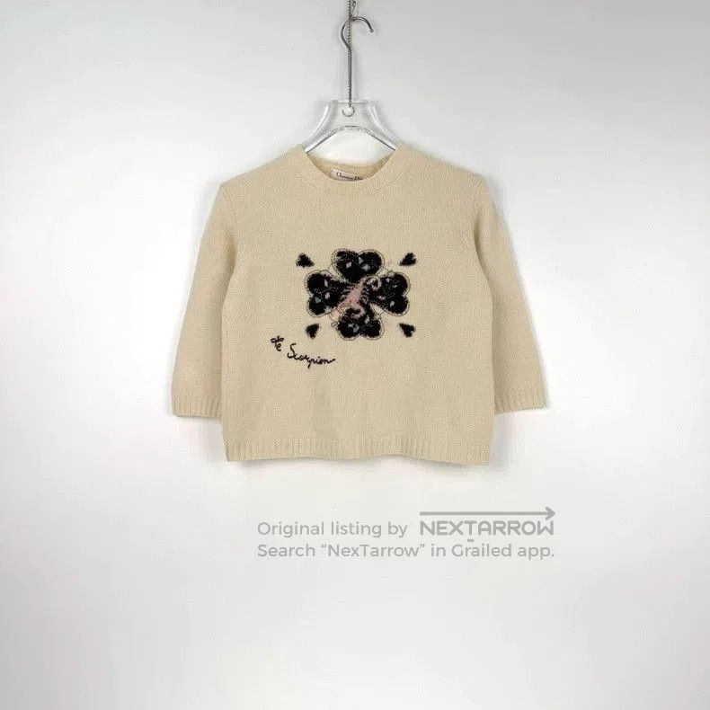 Dior Dior Clover Cashmere Sweater L. Size US L / EU 52-54 / 3 - 3 Thumbnail