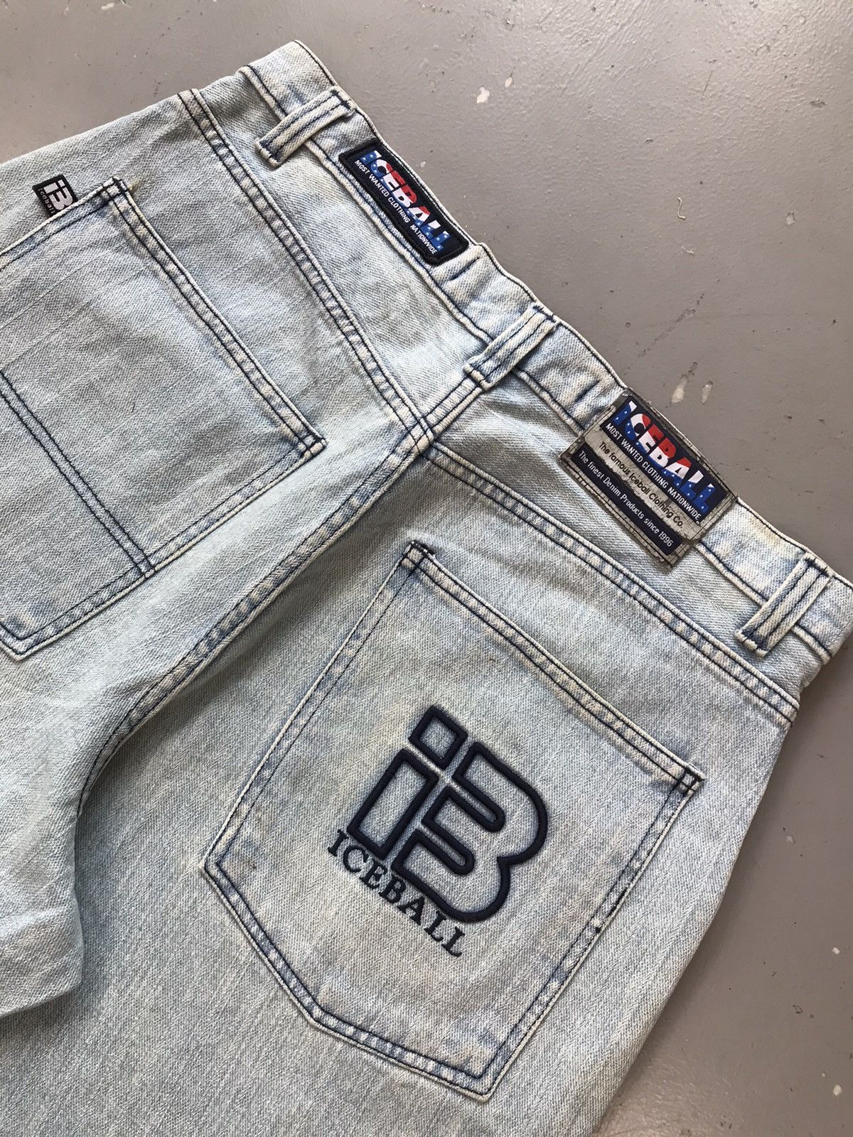 JNCO × Southpole × Vintage Vintage ice ball SpellOut baggy denim Size US 34 / EU 50 - 8 Thumbnail