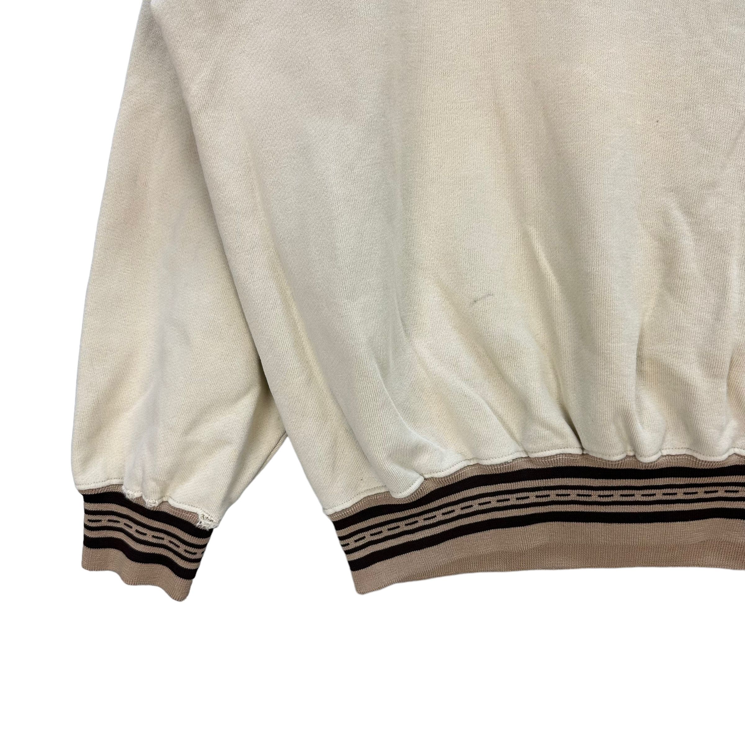 Japanese Brand BA-TSU COMPOSITION PROJECT SWEATSHIRTS #7507-149 Size M / US 6-8 / IT 42-44 - 6 Thumbnail