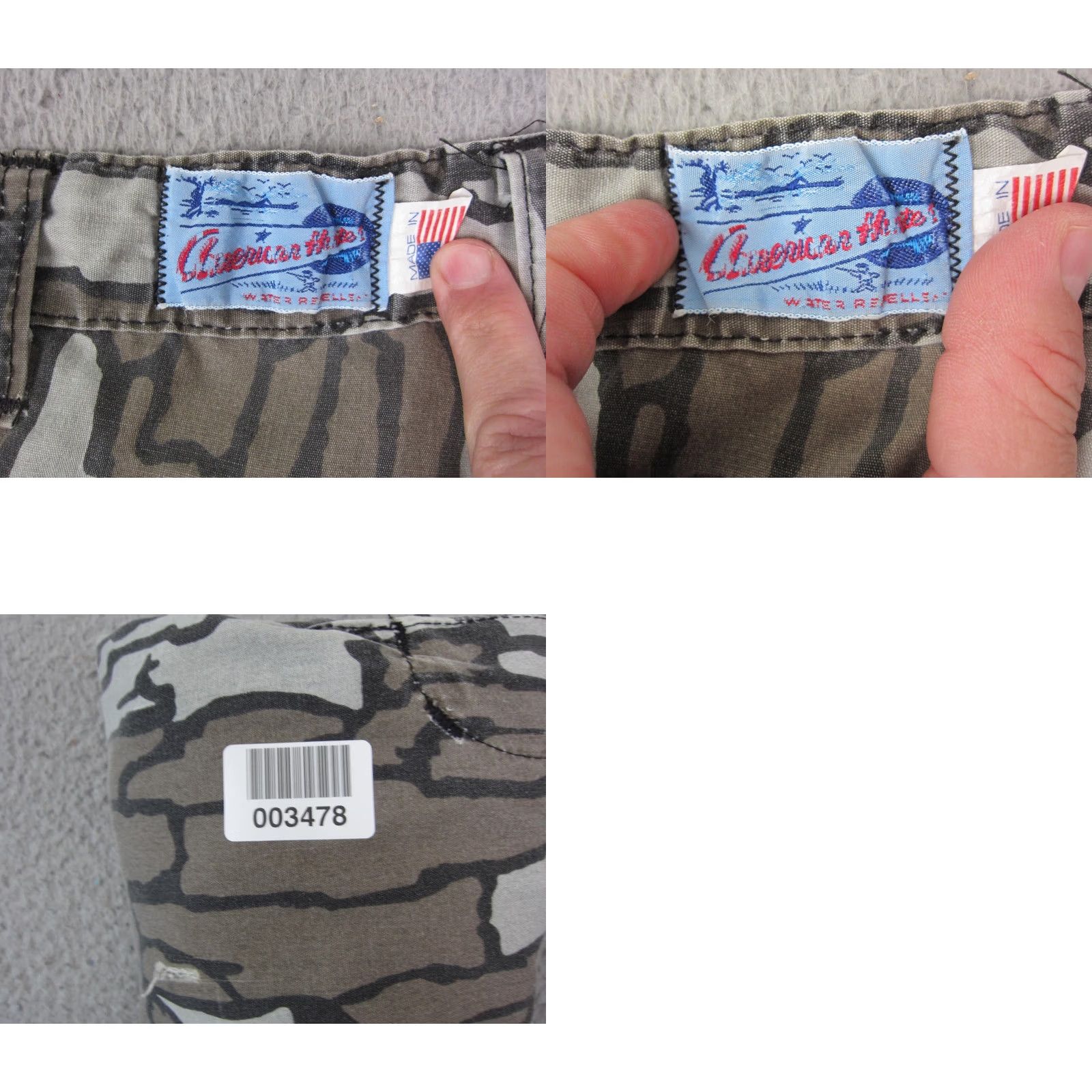 Vintage VINTAGE Rebark Pants Mens 36 Gray Brown Camouflage Camo American Hunt 70s Size US 36 / EU 52 - 11 Thumbnail