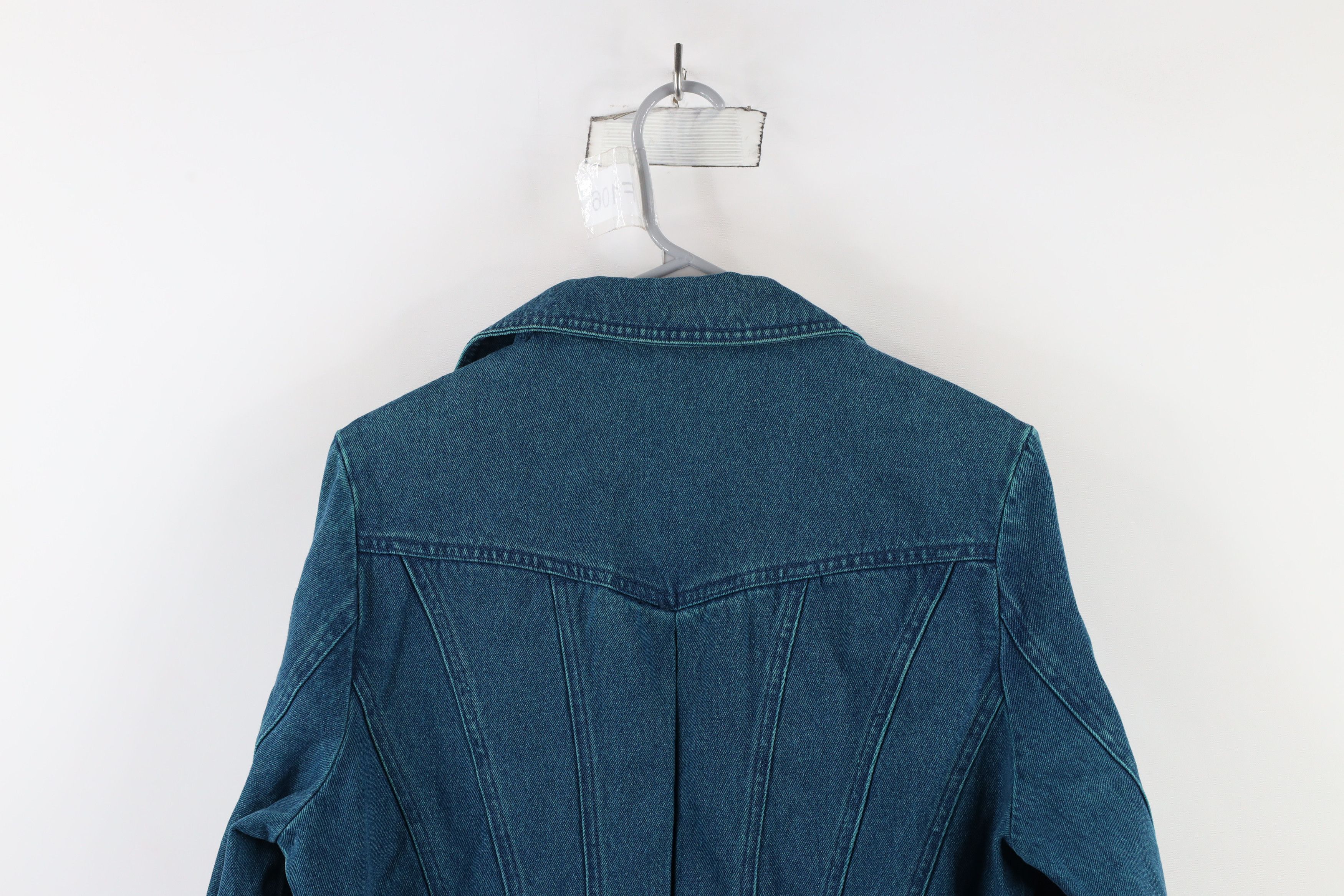 Vintage Vintage 90s Streetwear Stonewash Denim Jean Blazer Jacket Size M / US 6-8 / IT 42-44 - 14 Thumbnail