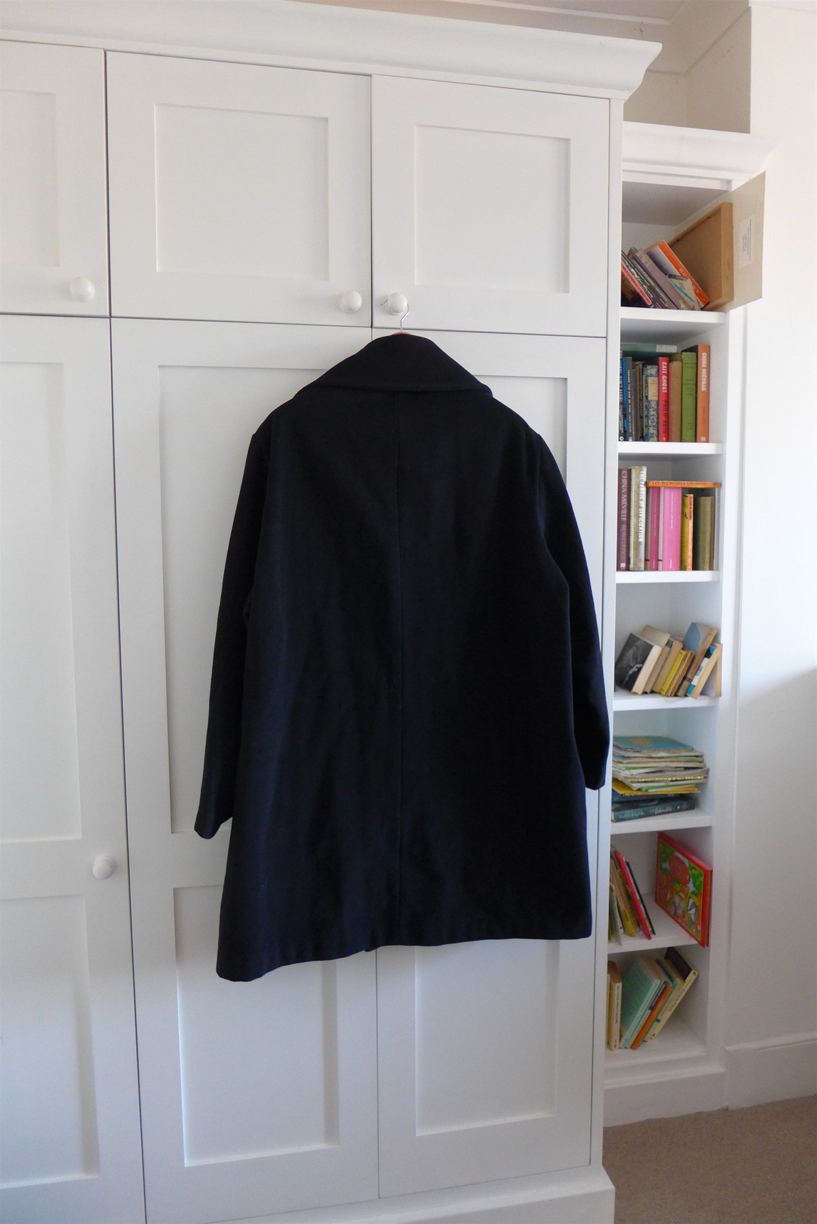 Barena Barena Oversized Arctic Peacoat - Navy Wool Size US XL / EU 56 / 4 - 12 Thumbnail