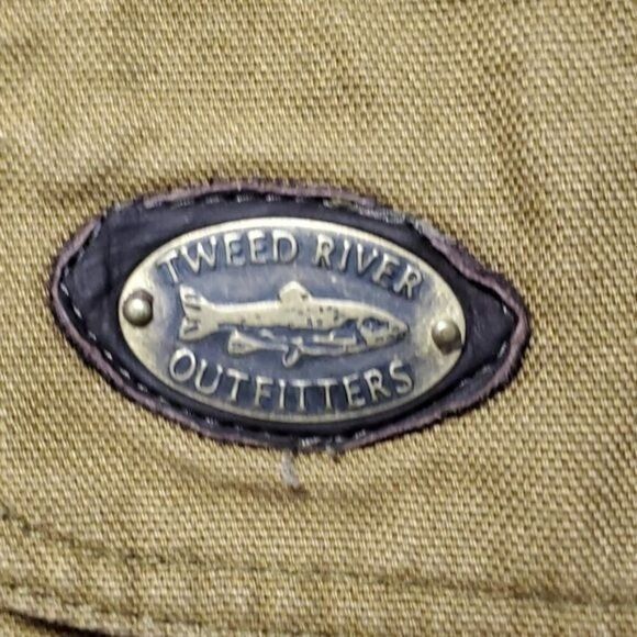 Vintage Tweed River Outfitters Nylon, Tan Fishing Sz M Long Jacket w Size US M / EU 48-50 / 2 - 8 Thumbnail