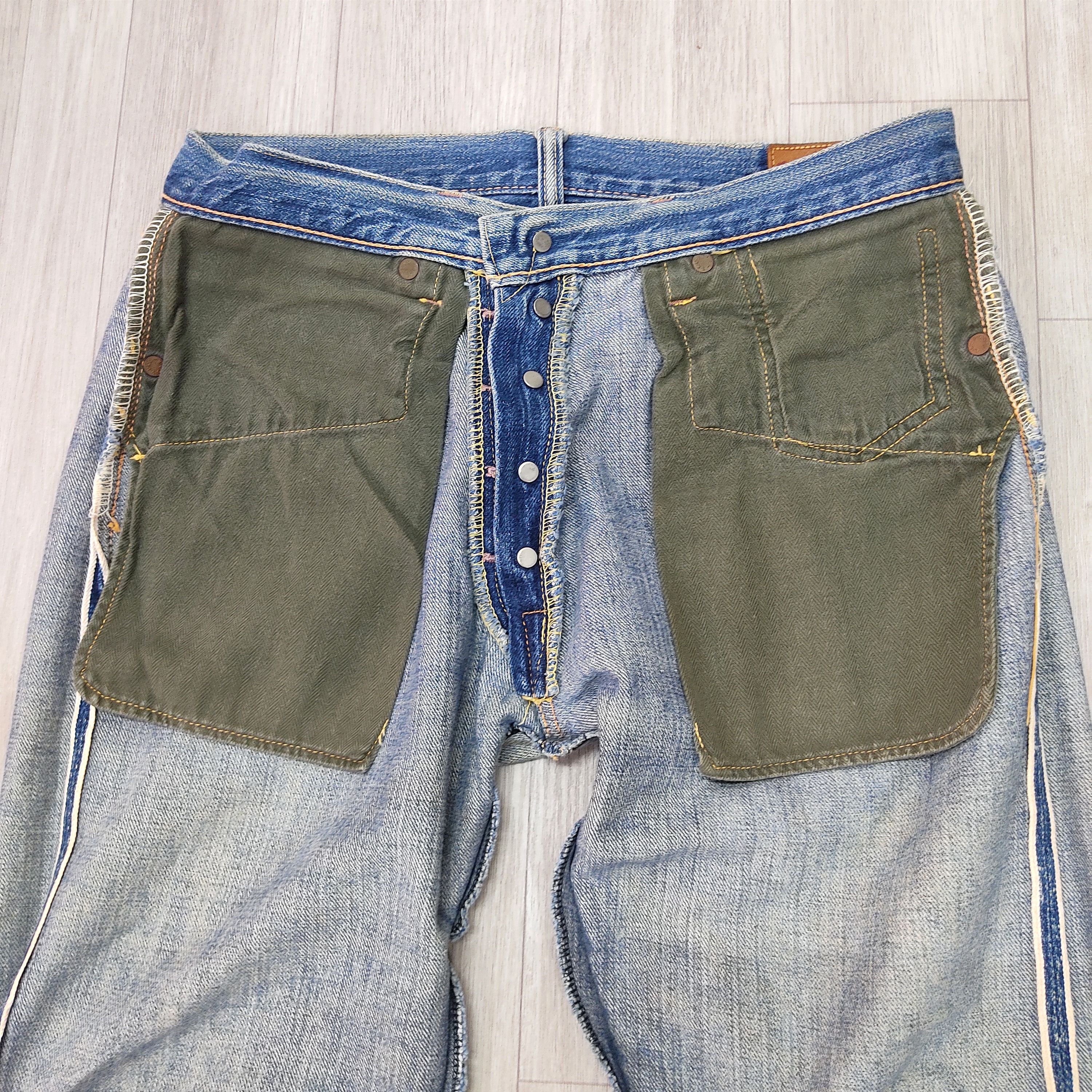 Japanese Brand Vintage Cloze Jeans Distressed Selvedge Denim Pants Size US 32 / EU 48 - 14 Thumbnail
