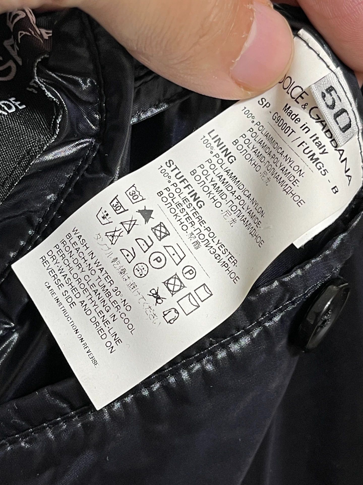 Dolce & Gabbana Dolce & Gabbana Padded Jacket 48/50 New W/ Tags Size US M / EU 48-50 / 2 - 8 Thumbnail