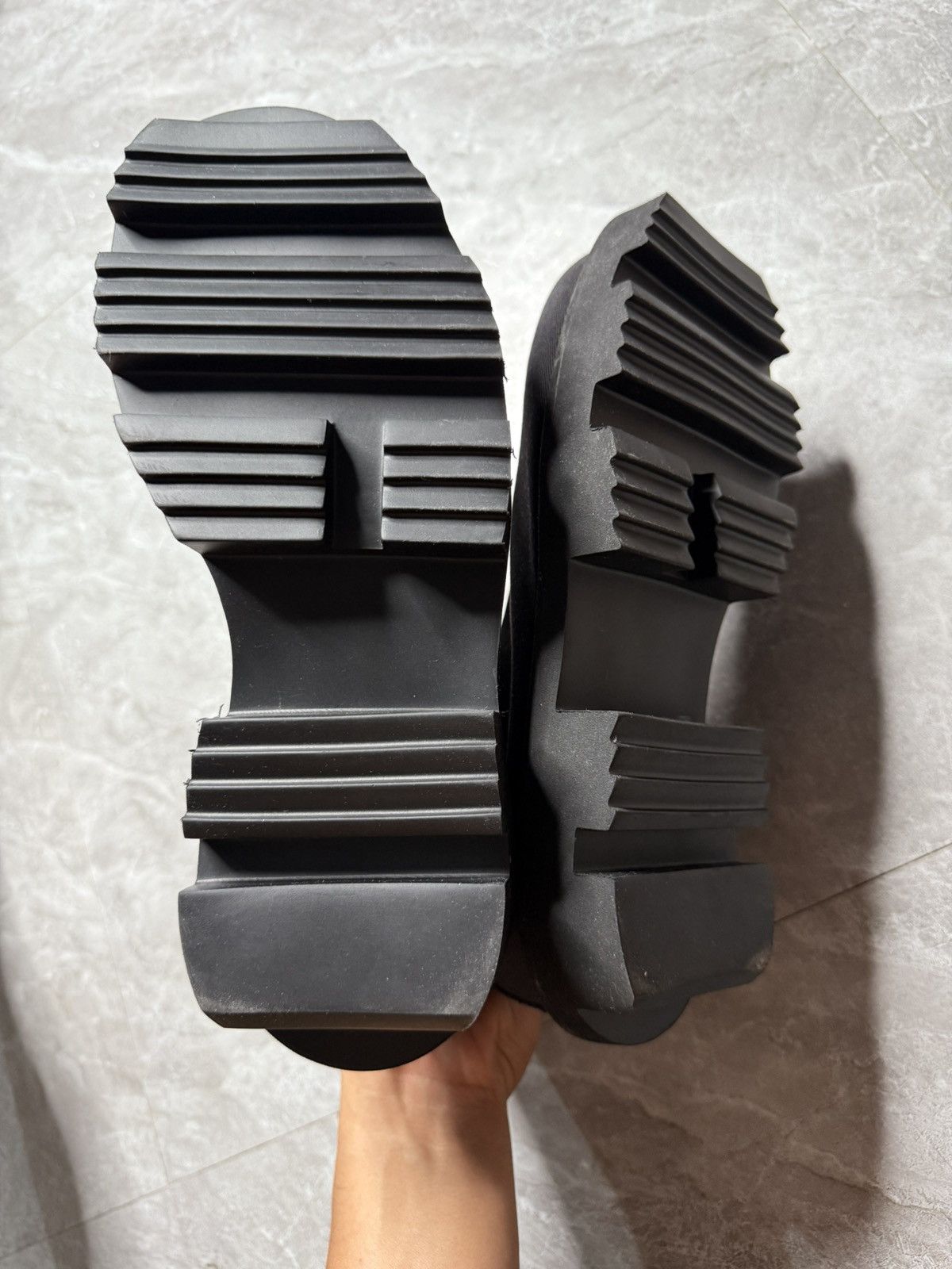 Rick Owens Drkshdw Rick Owens DRKSHDW Megatooth Front Zip Boots Size US 11 / EU 44 - 8 Thumbnail