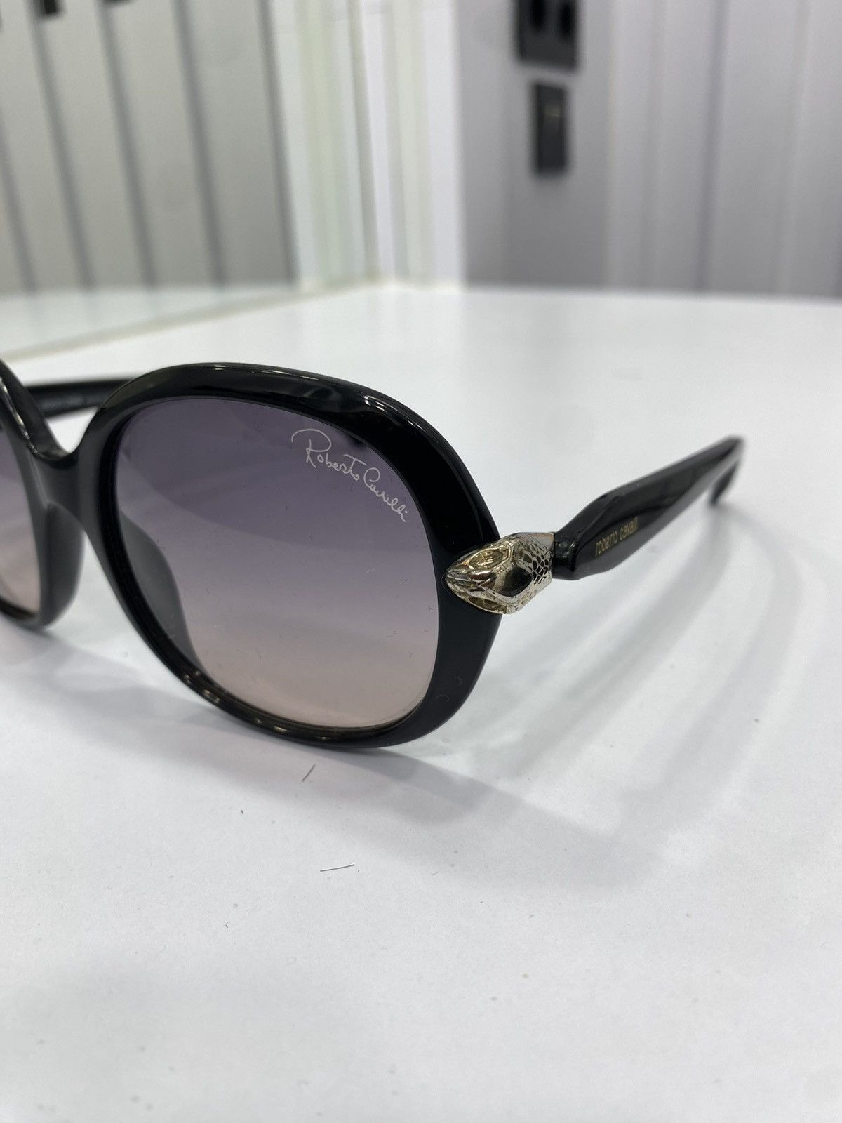 Roberto Cavalli Roberto cavalli keid 875s-01b sunglasess Size ONE SIZE - 5 Thumbnail