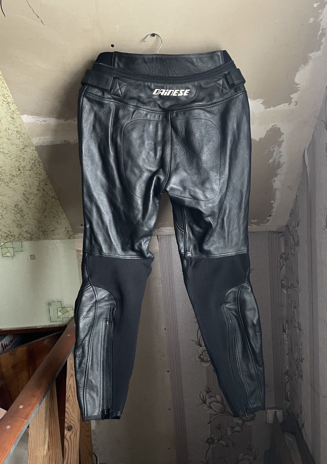 Dainese Dainese SF Pelle Black Leather Perf Motorcycle Armored Pants Size US 30 / EU 46 - 8 Thumbnail